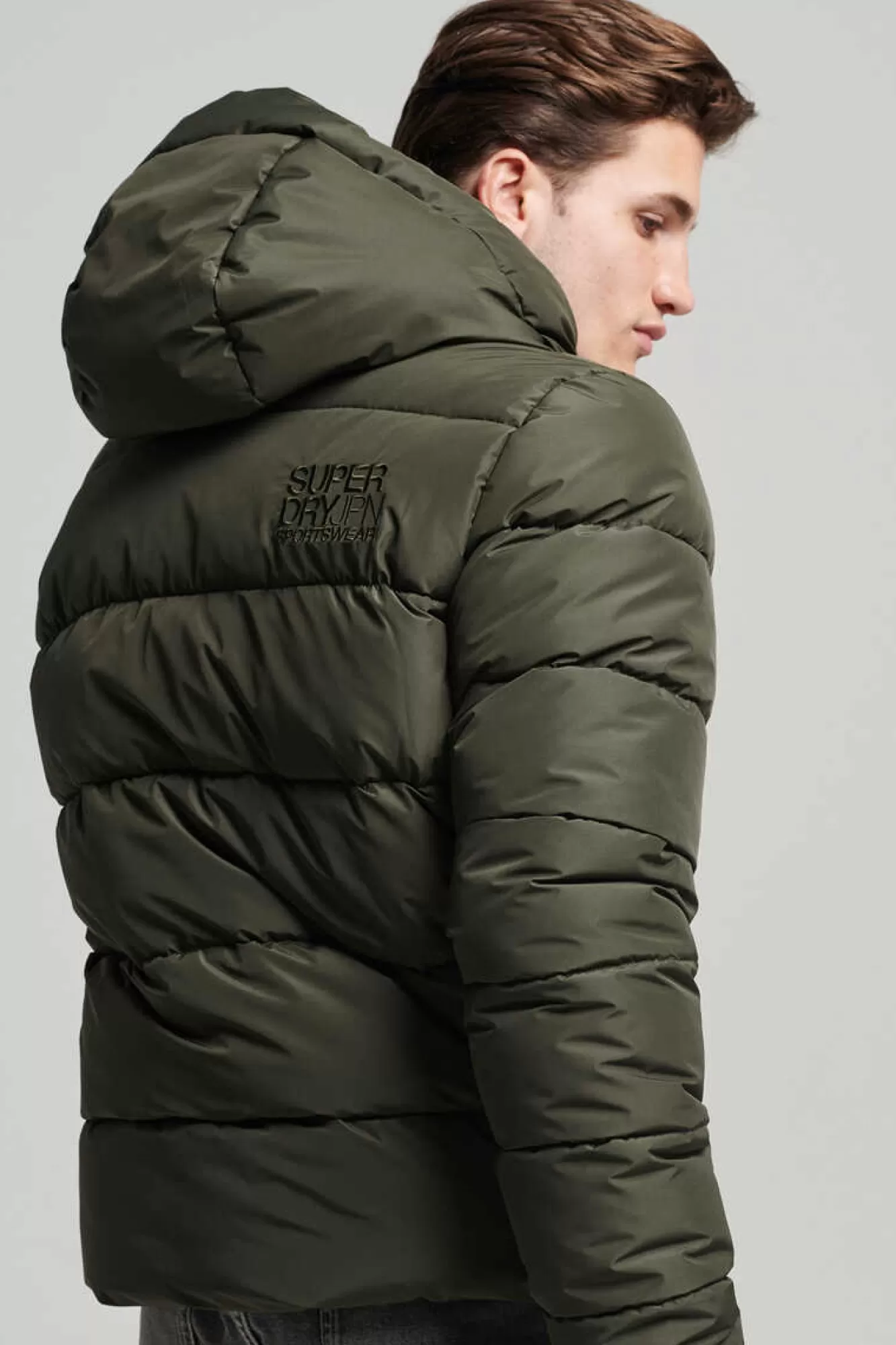 Superdry Casaco Acolchoado Com Capuz Sports