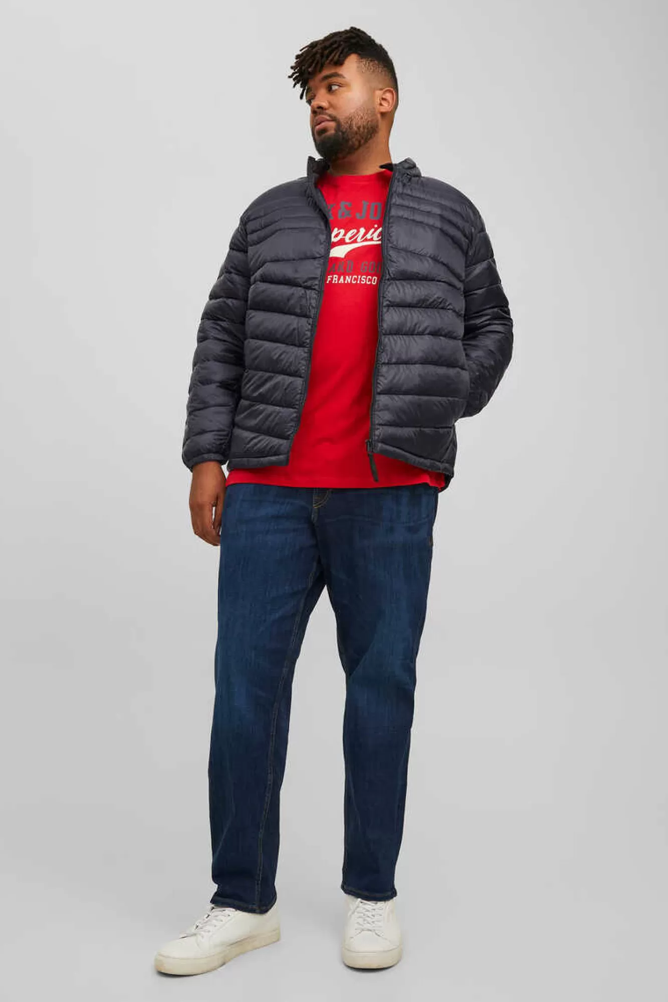 Jack & Jones PLUS Casaco Acolchoado Tipo Puffer Plus