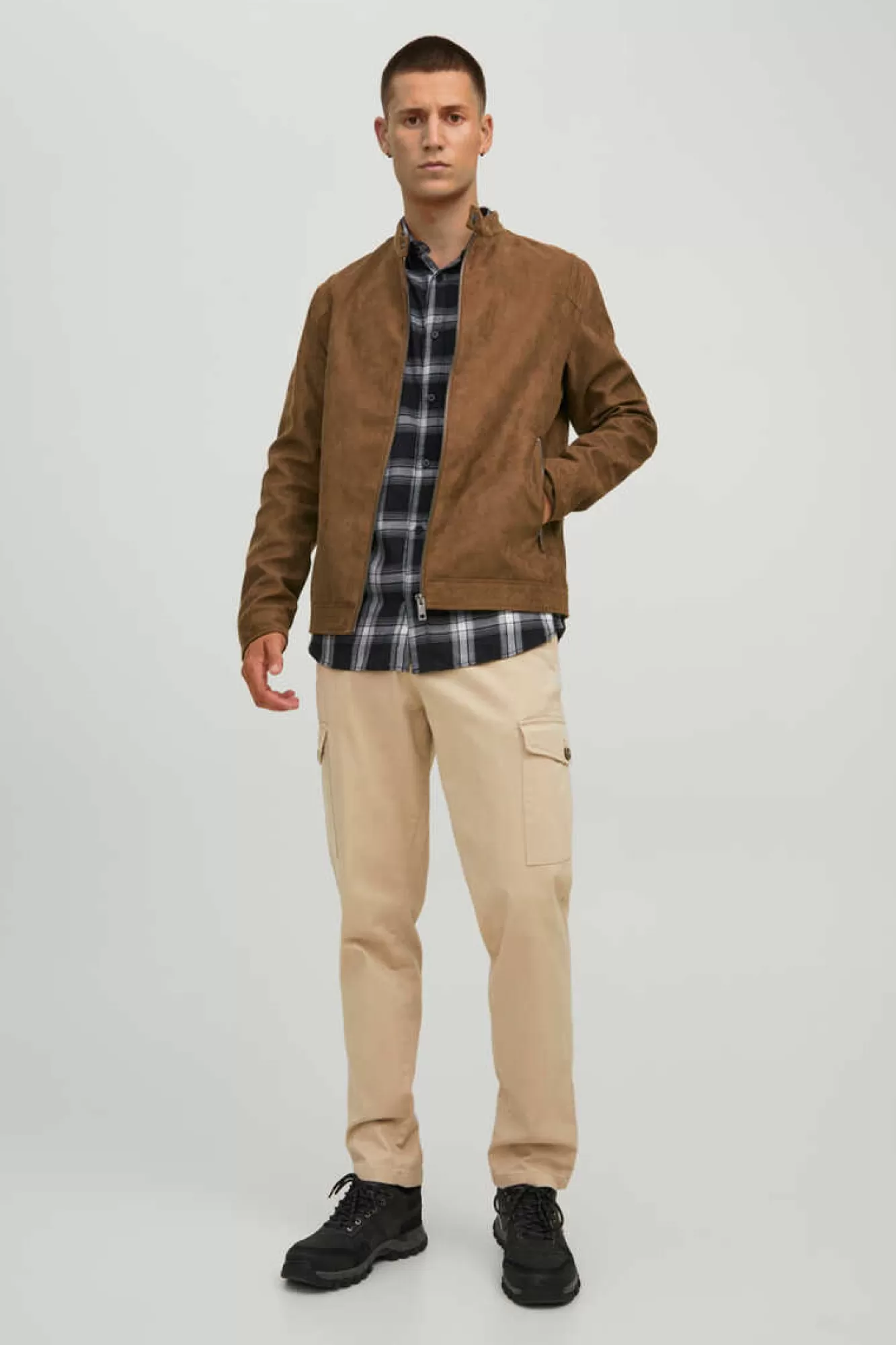 Jack & Jones Casaco Biker Efeito Pele