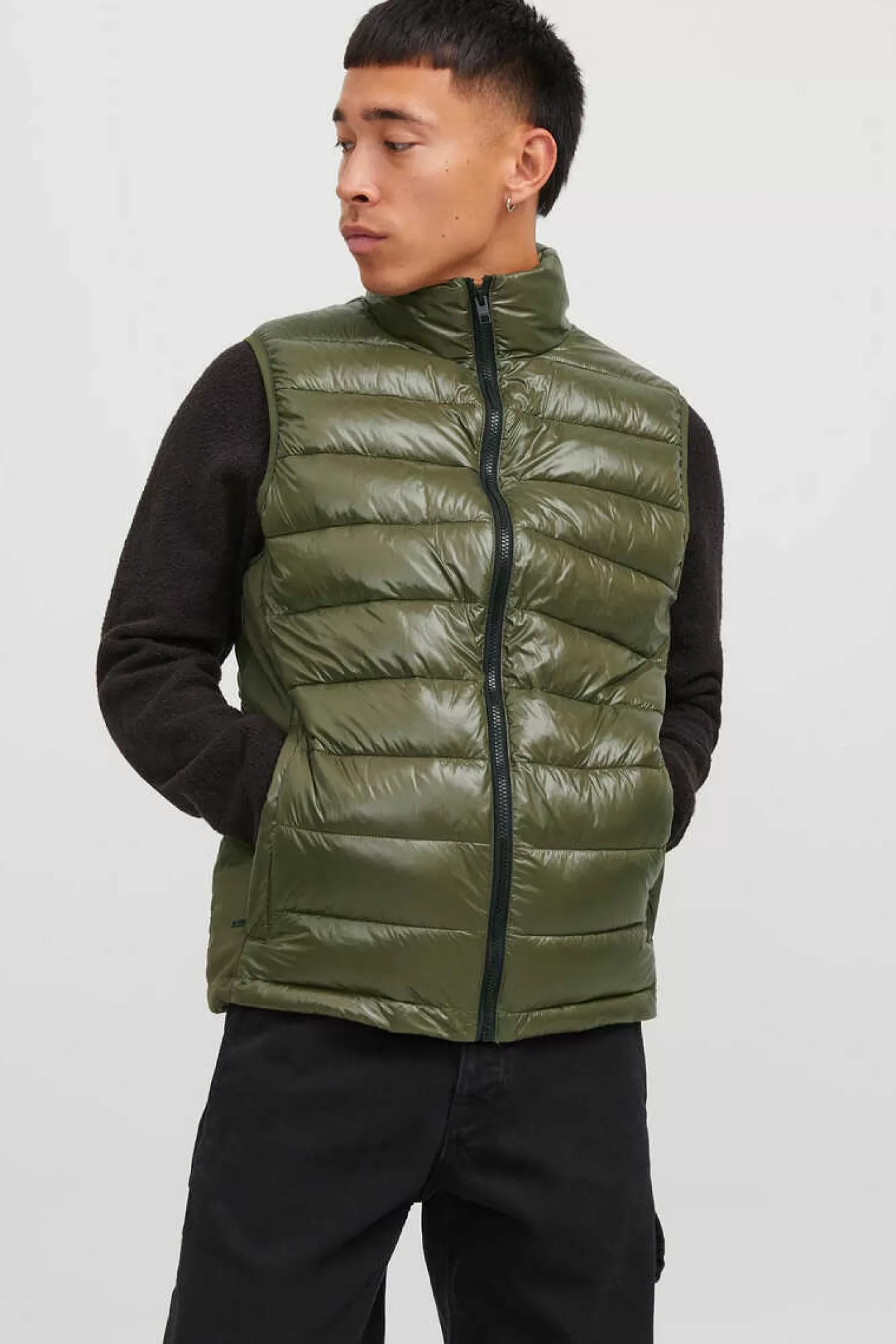 Jack & Jones Casaco Biker Efeito Pele Plus