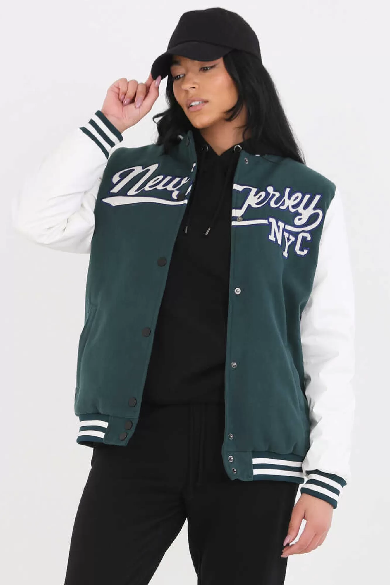 Brave Soul Casaco Bomber Combinado Com Bordado
