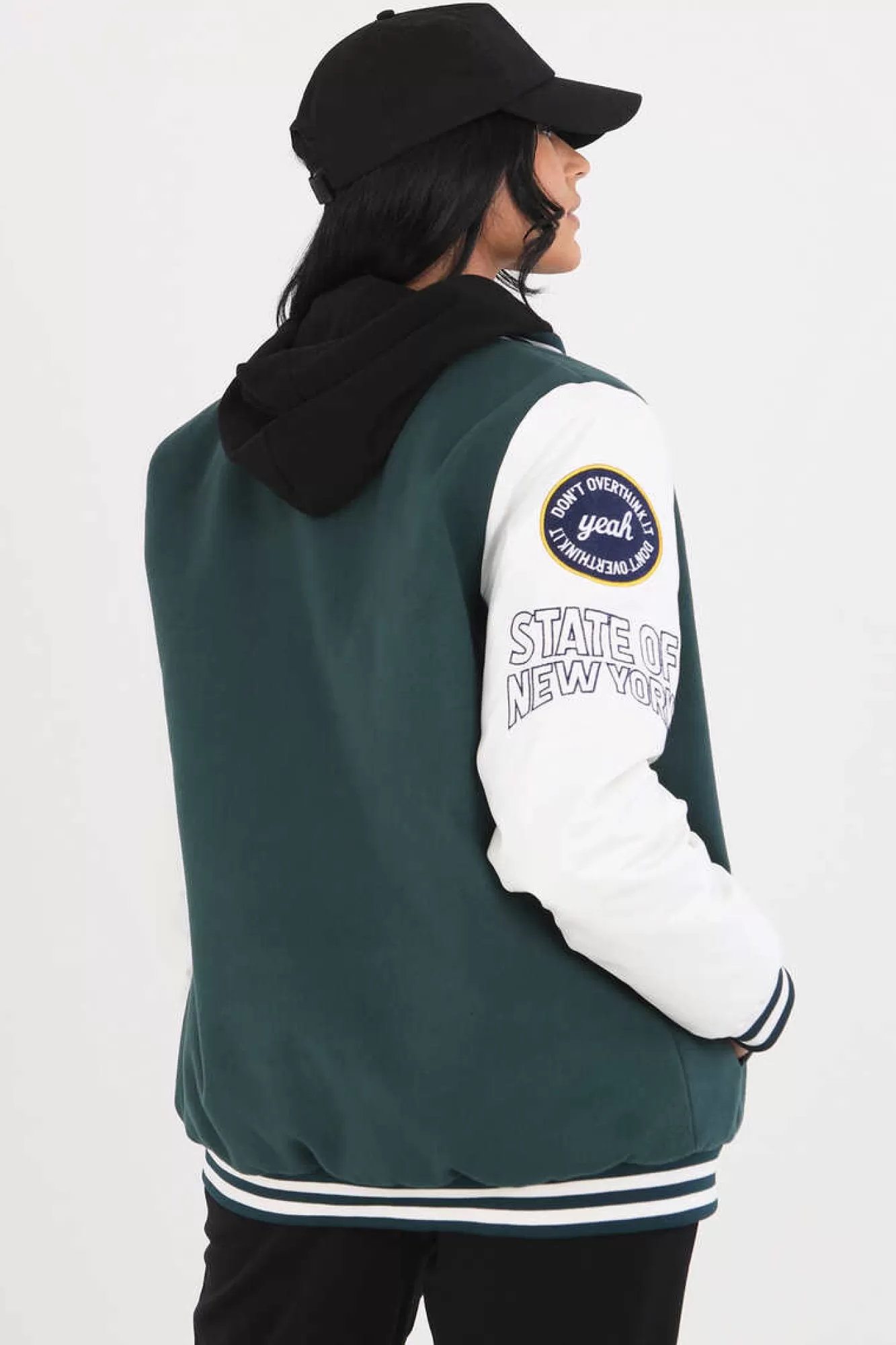 Brave Soul Casaco Bomber Combinado Com Bordado
