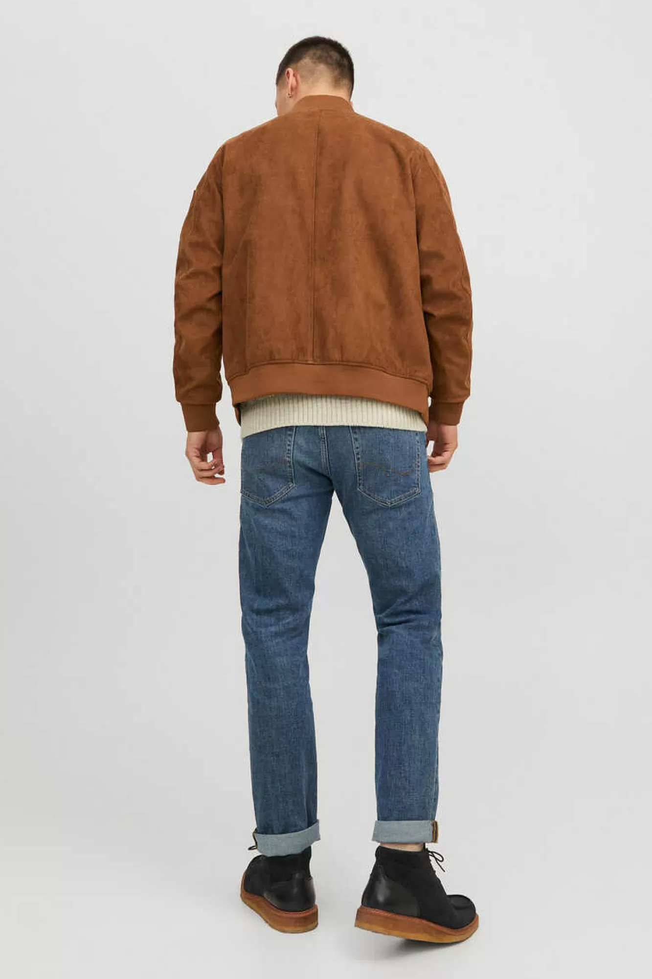Jack & Jones Casaco Bomber Efeito Pele