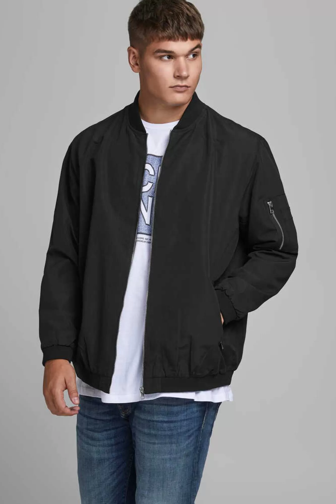 Jack & Jones PLUS Casaco Bomber Leve Plus