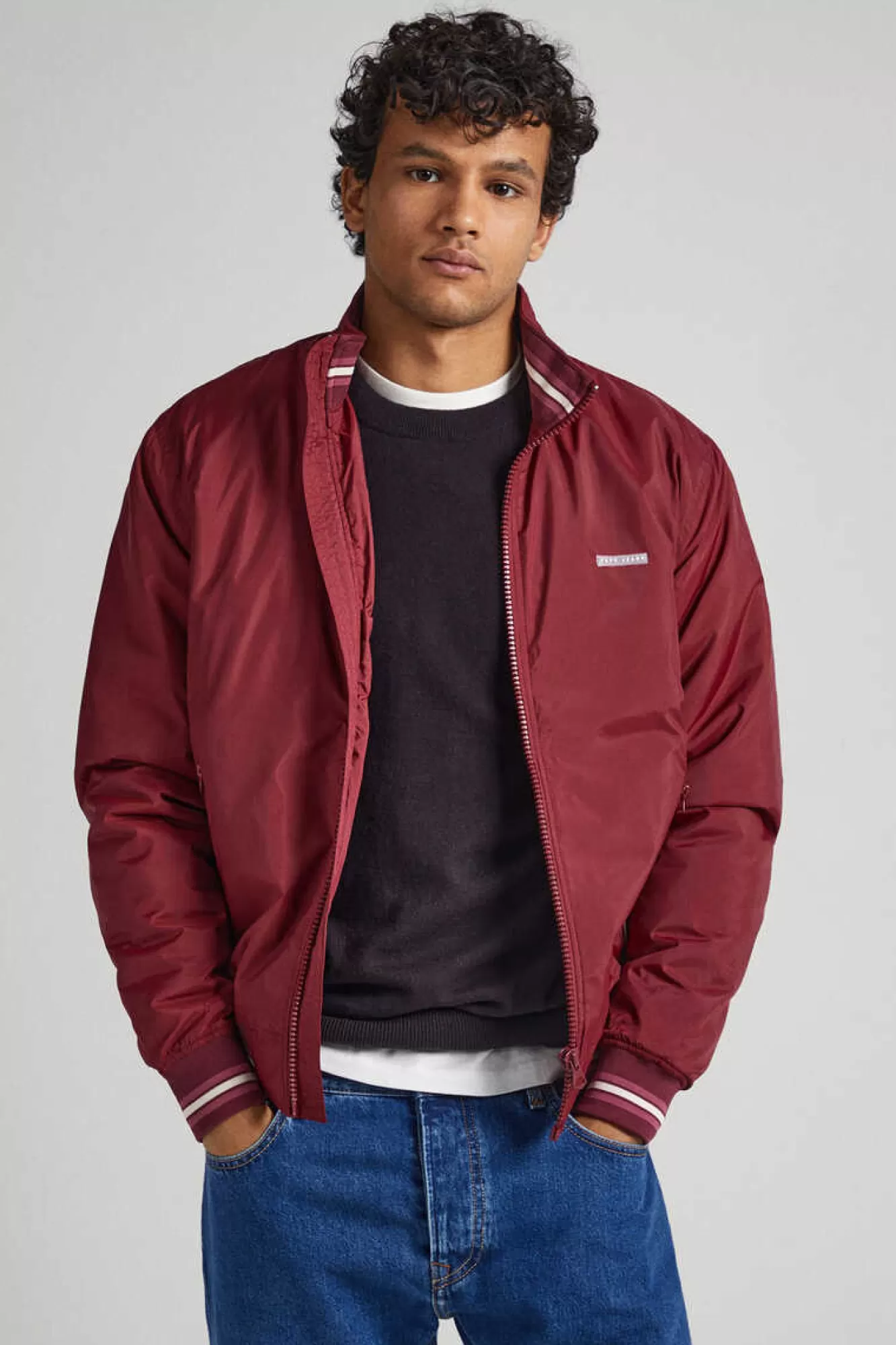 Pepe Jeans Casaco Bomber Tecido Reciclado