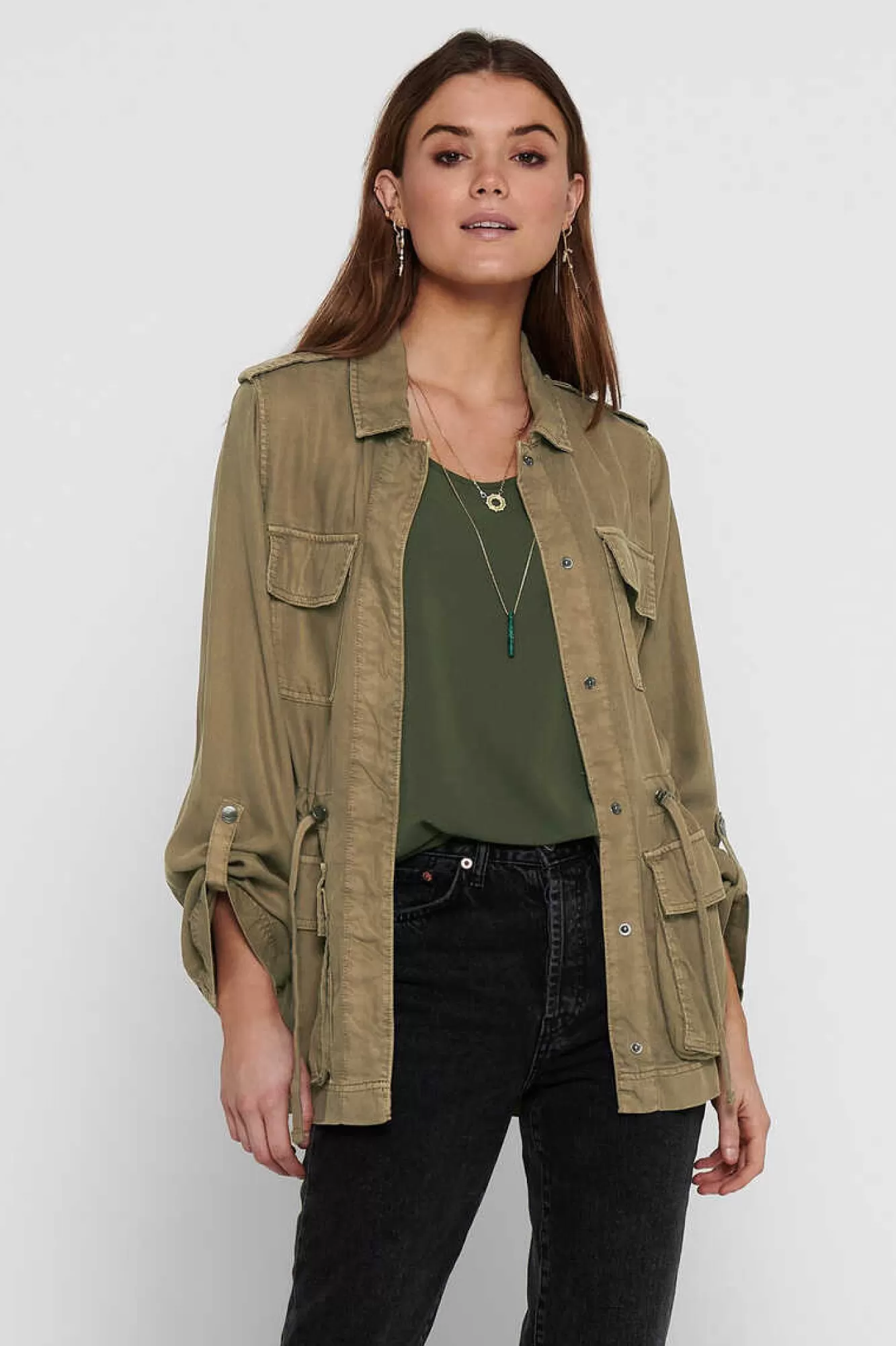 Only Casaco De Manga Comprida Lyocell Tencel