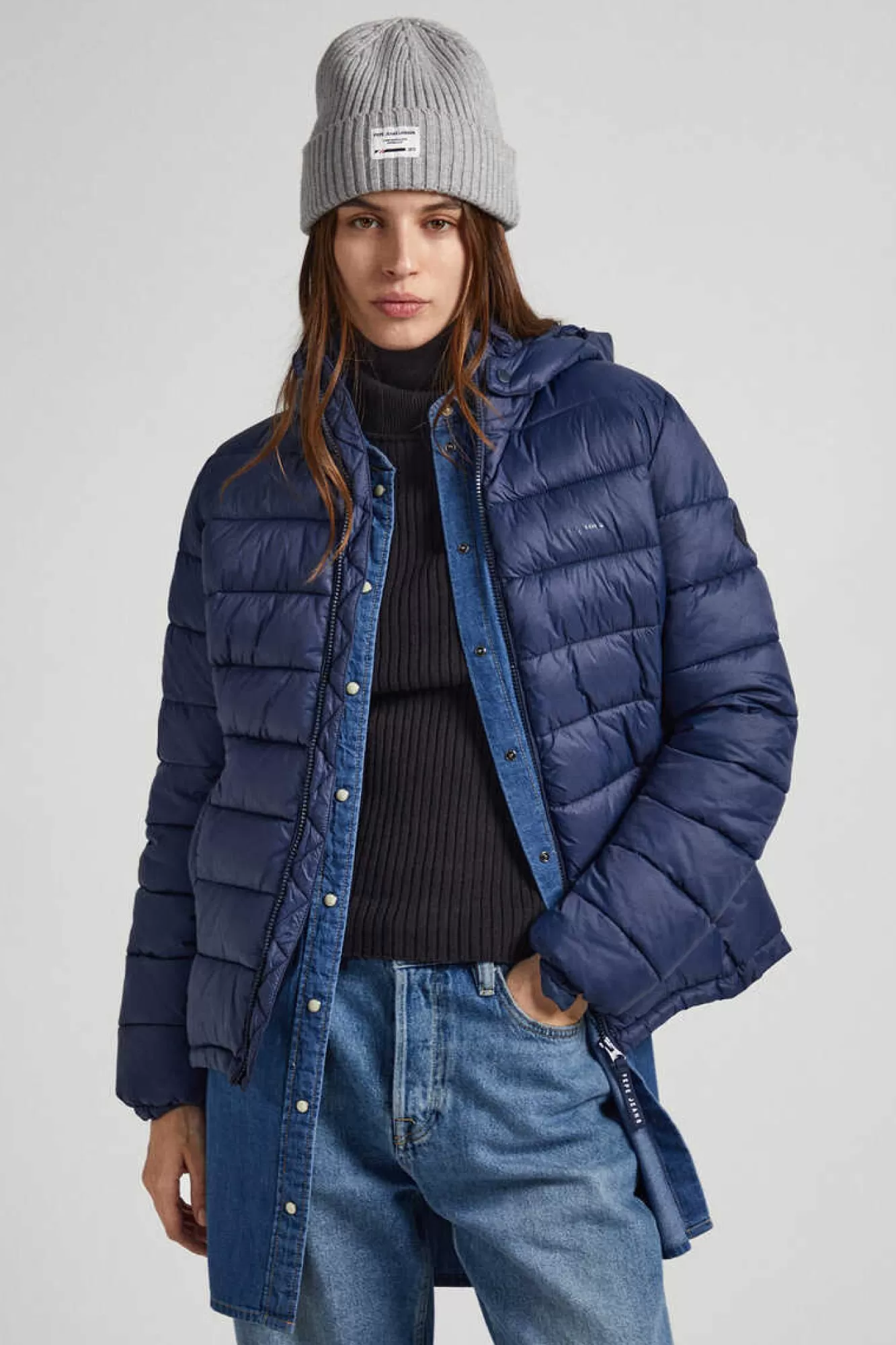 Pepe Jeans Casaco De Penas Acolchoado