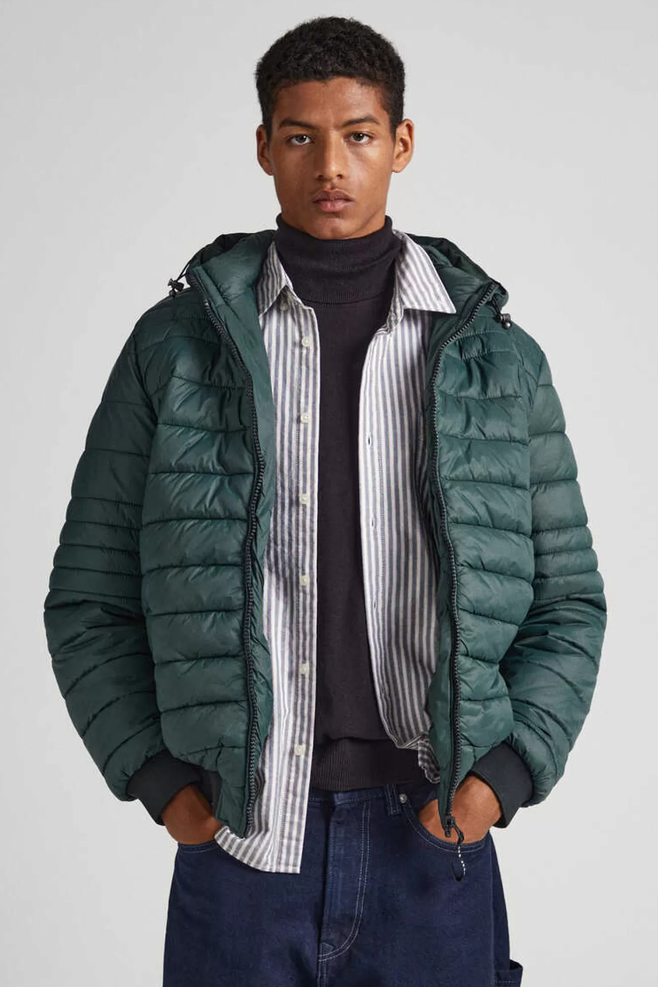 Pepe Jeans Casaco De Penas Acolchoado