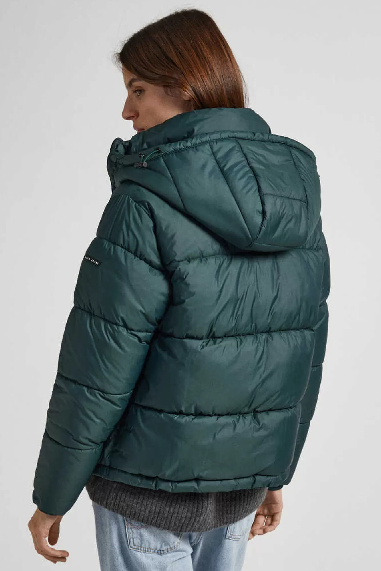 Pepe Jeans Casaco De Penas Acolchoado Capuz