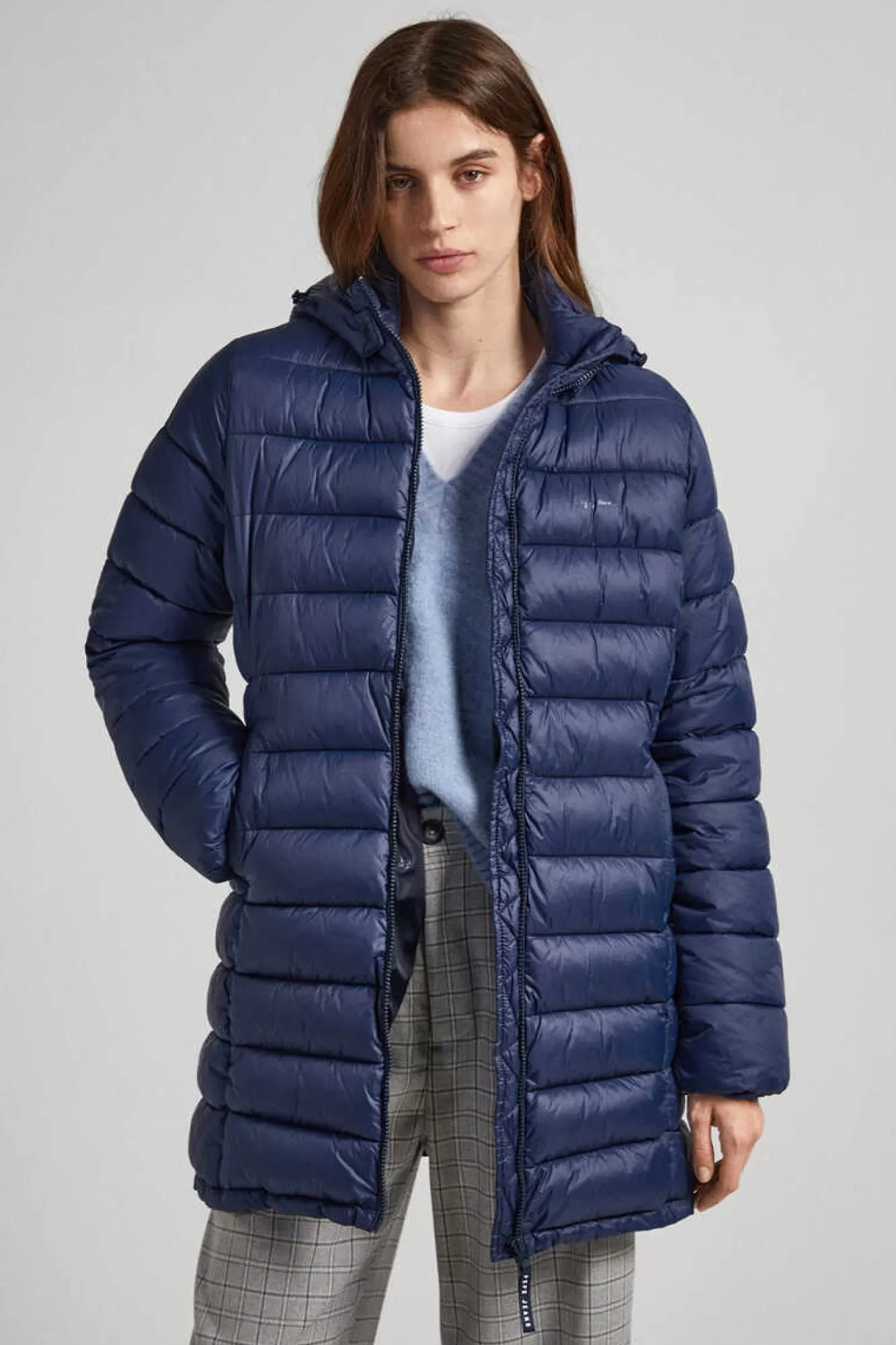 Pepe Jeans Casaco De Penas Acolchoado Nylon
