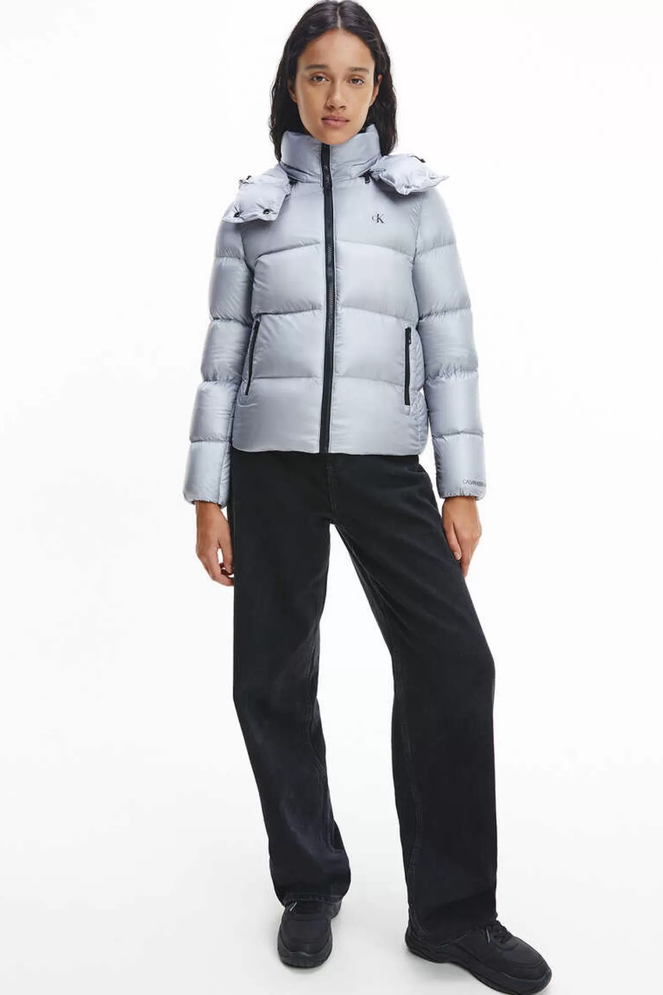 Calvin Klein Casaco De Plumas Com Capuz