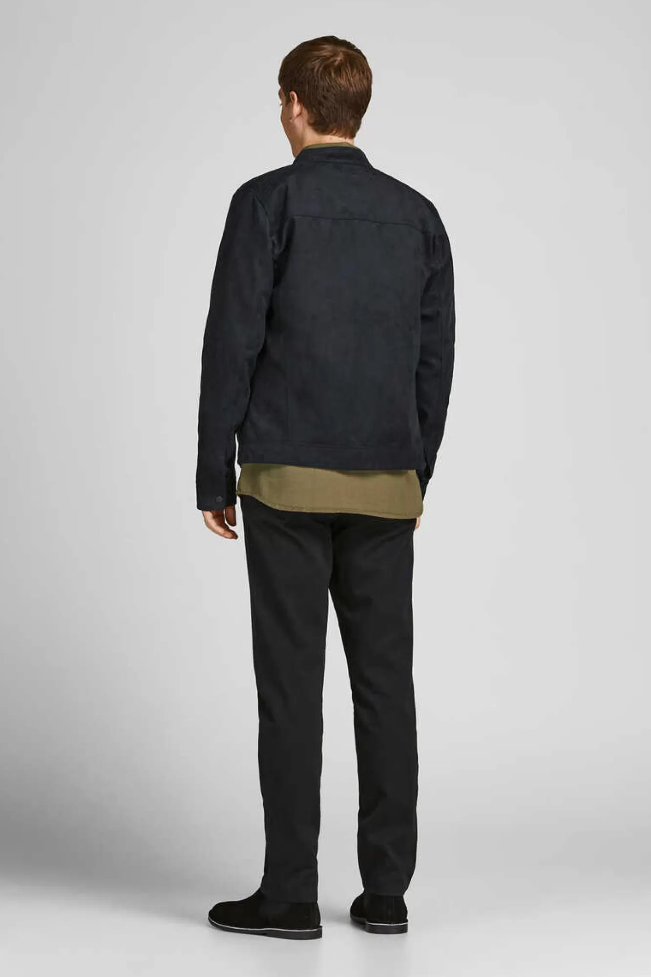 Jack & Jones Casaco Motard Efeito Couro
