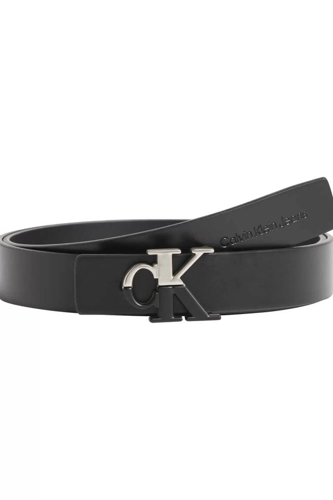 Calvin Klein Cinto Couro Com Logo