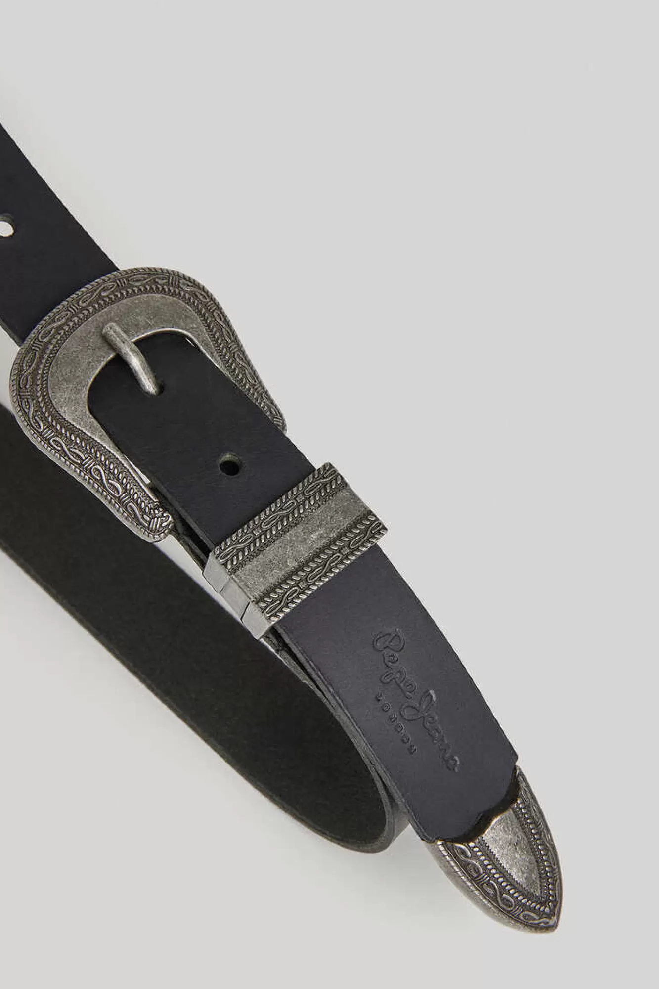 Pepe Jeans Cinto Pele Fivela Metalica