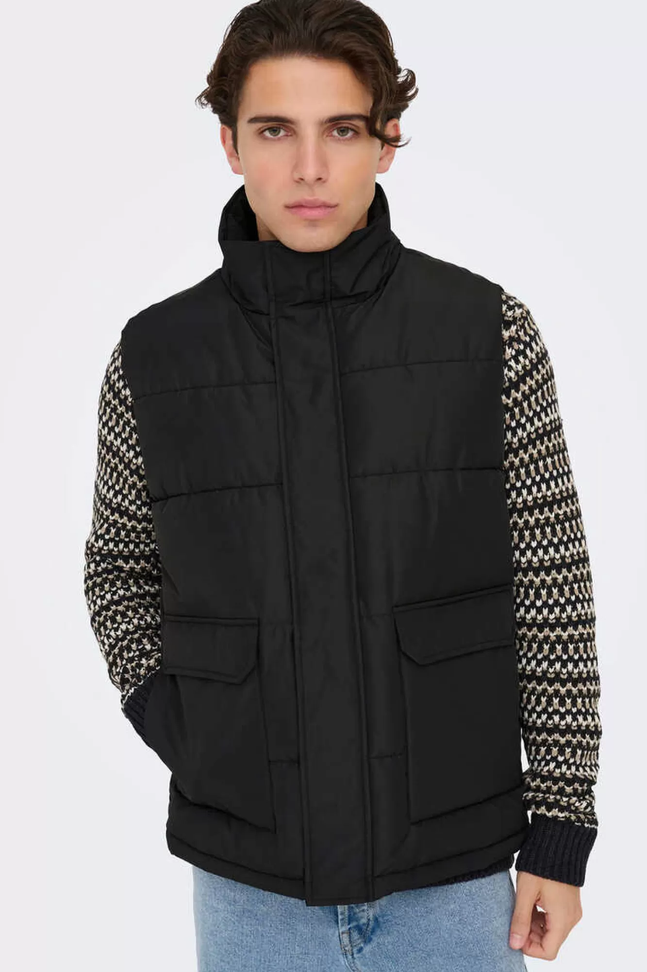Only & Sons Colete Acolchoado