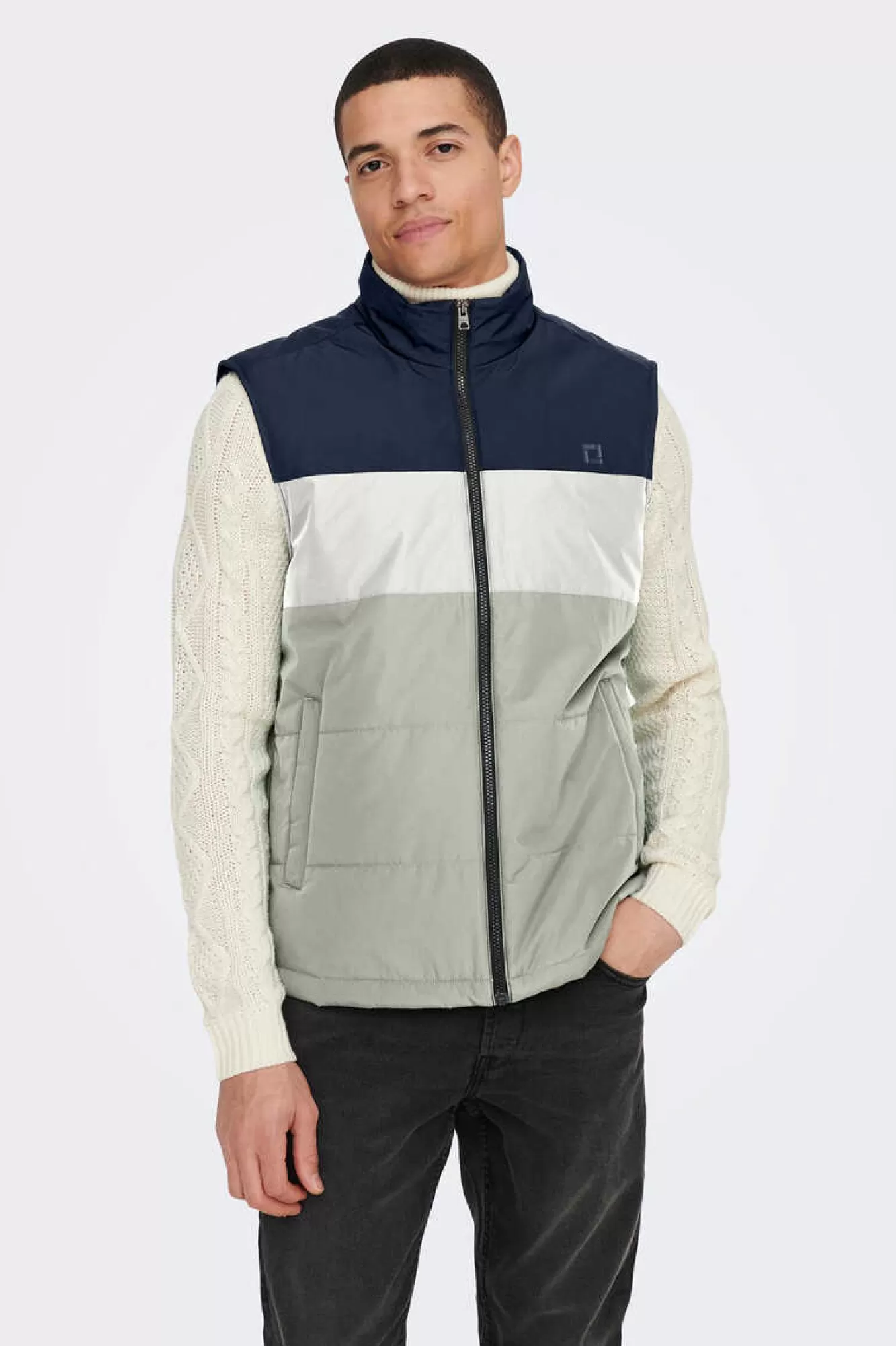 Only & Sons Colete Acolchoado
