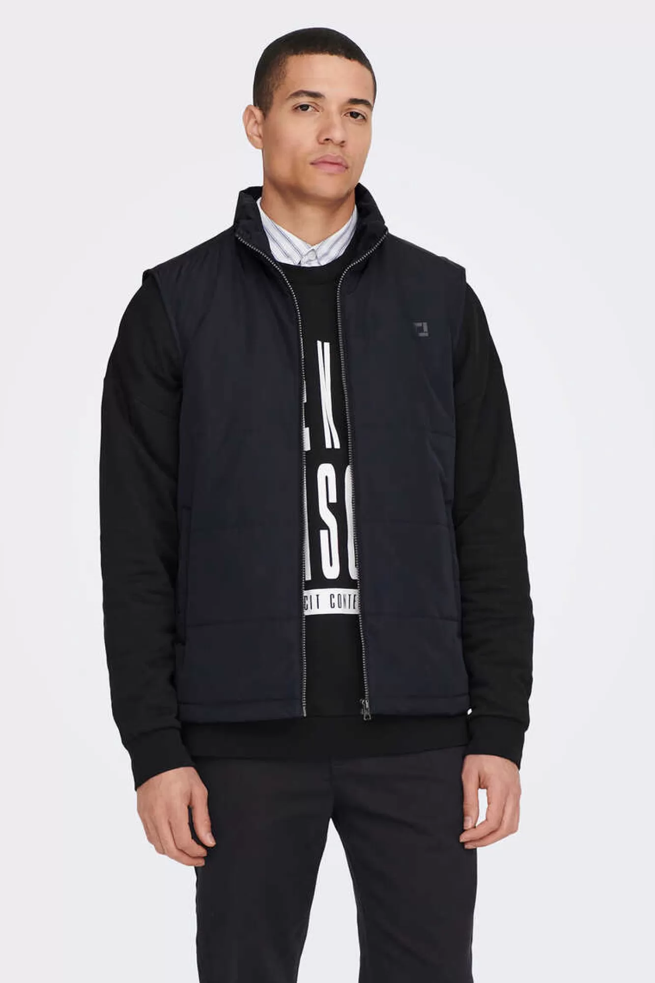 Only & Sons Colete Acolchoado