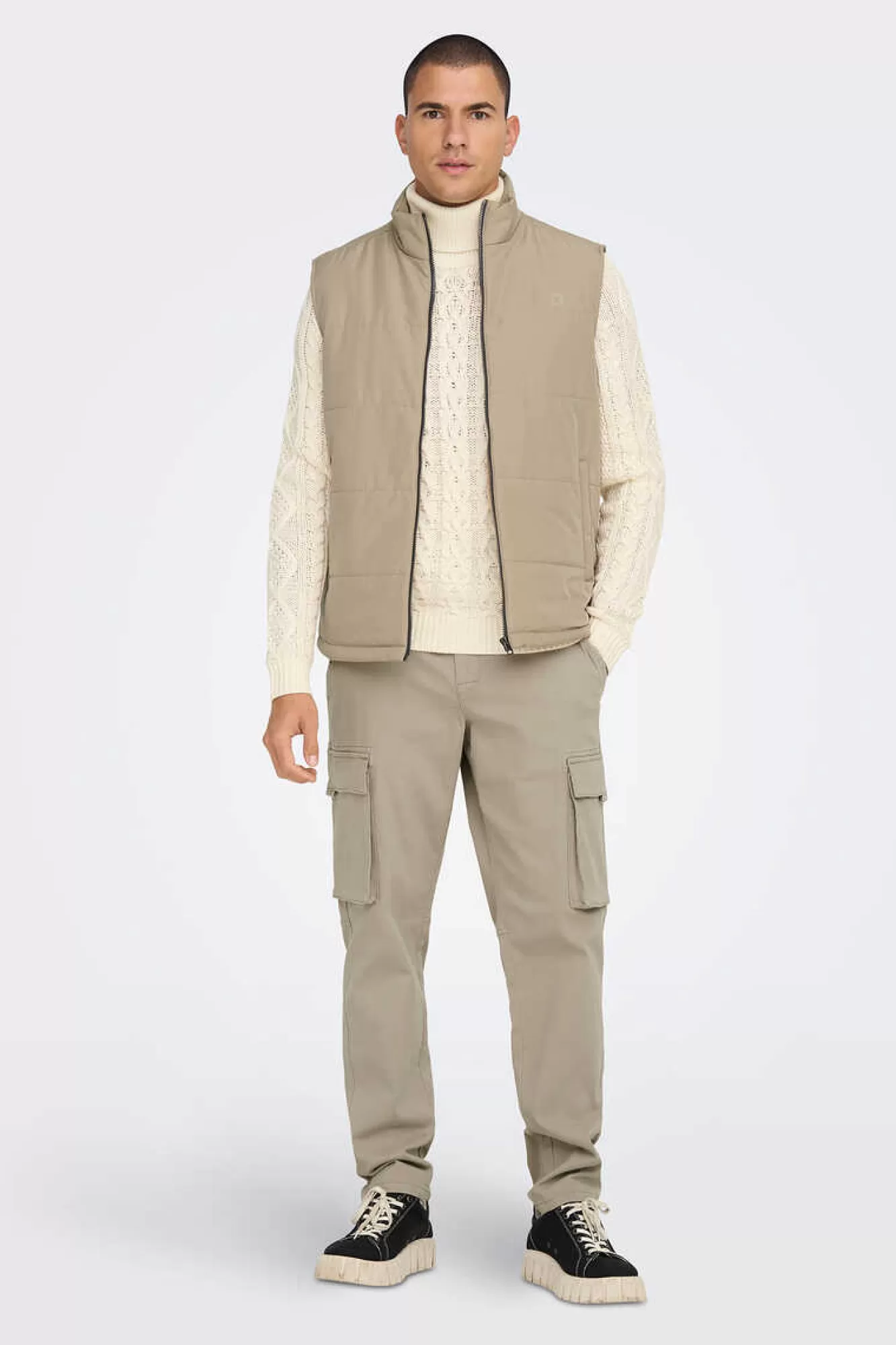Only & Sons Colete Acolchoado