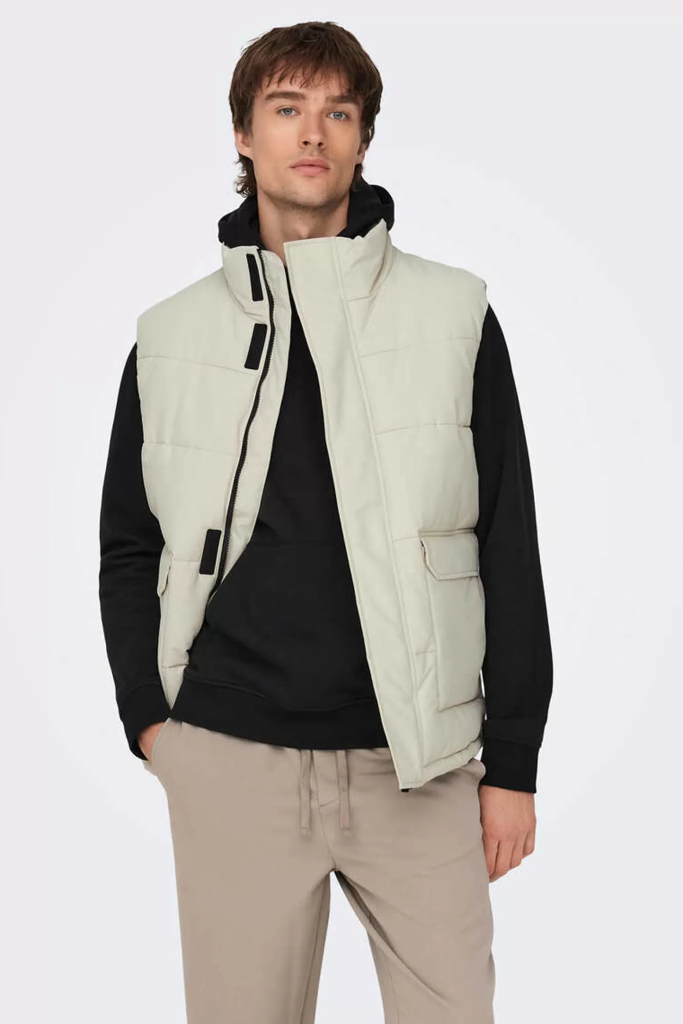 Only & Sons Colete Acolchoado