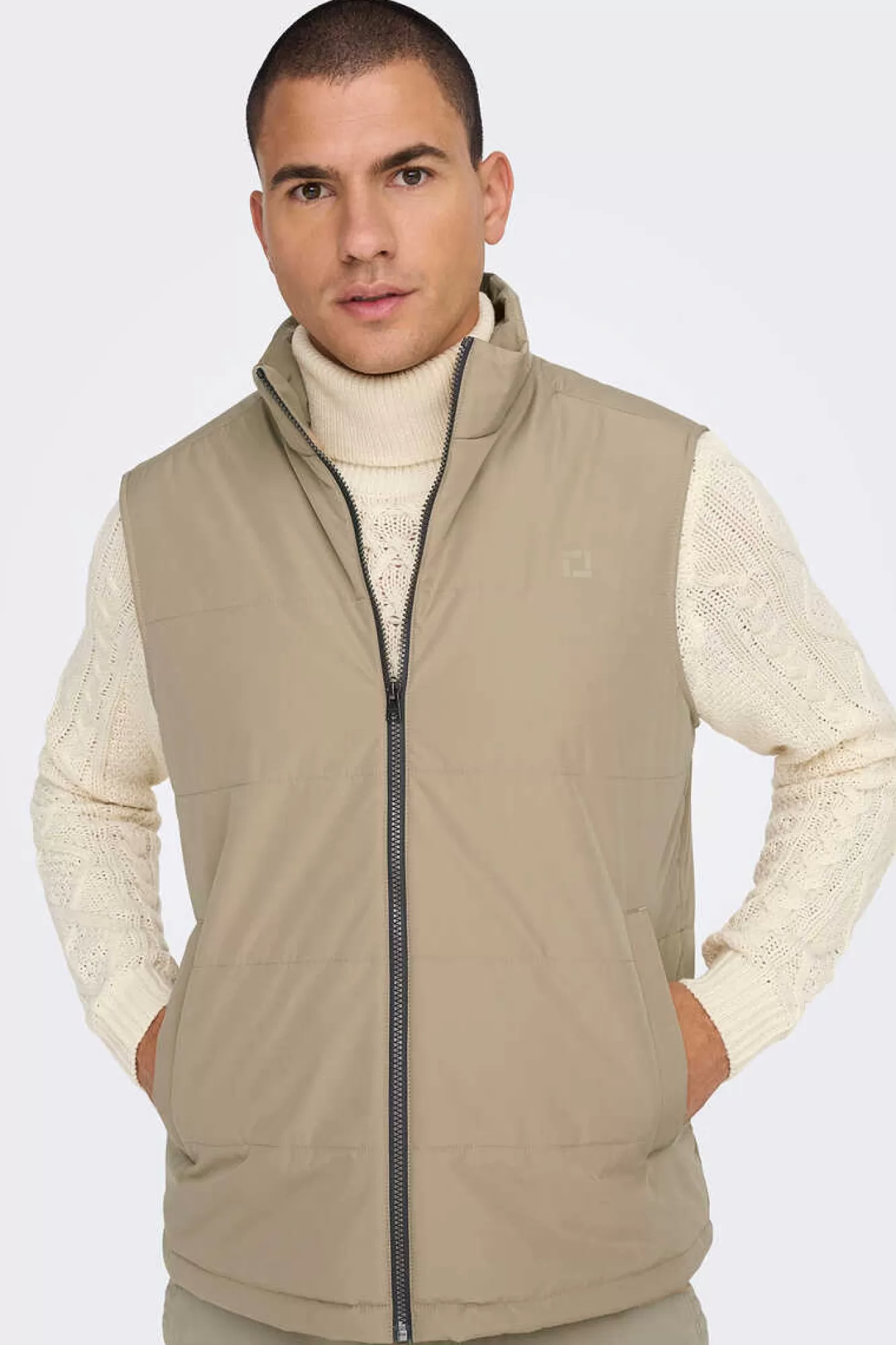 Only & Sons Colete Acolchoado