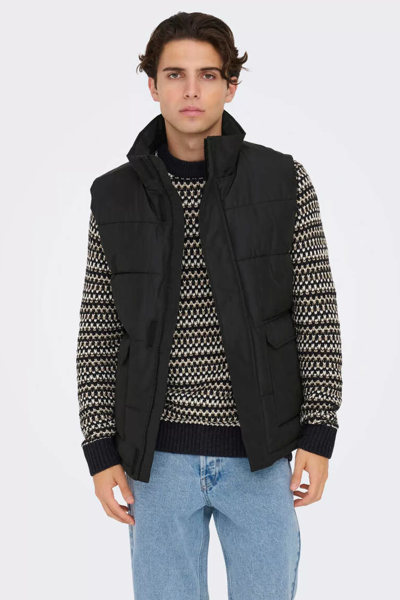 Only & Sons Colete Acolchoado