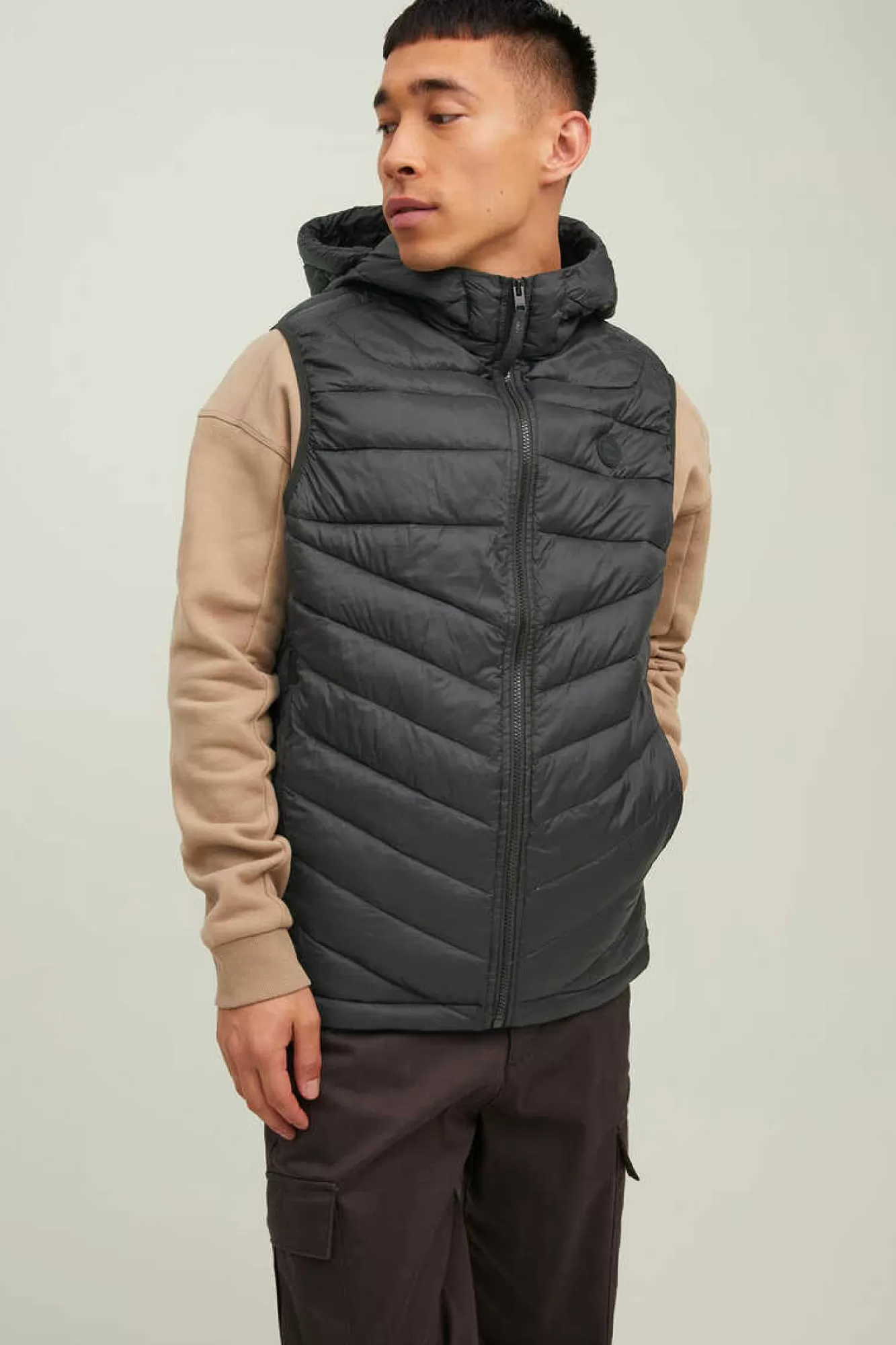 Jack & Jones Colete Acolchoado Com Capuz