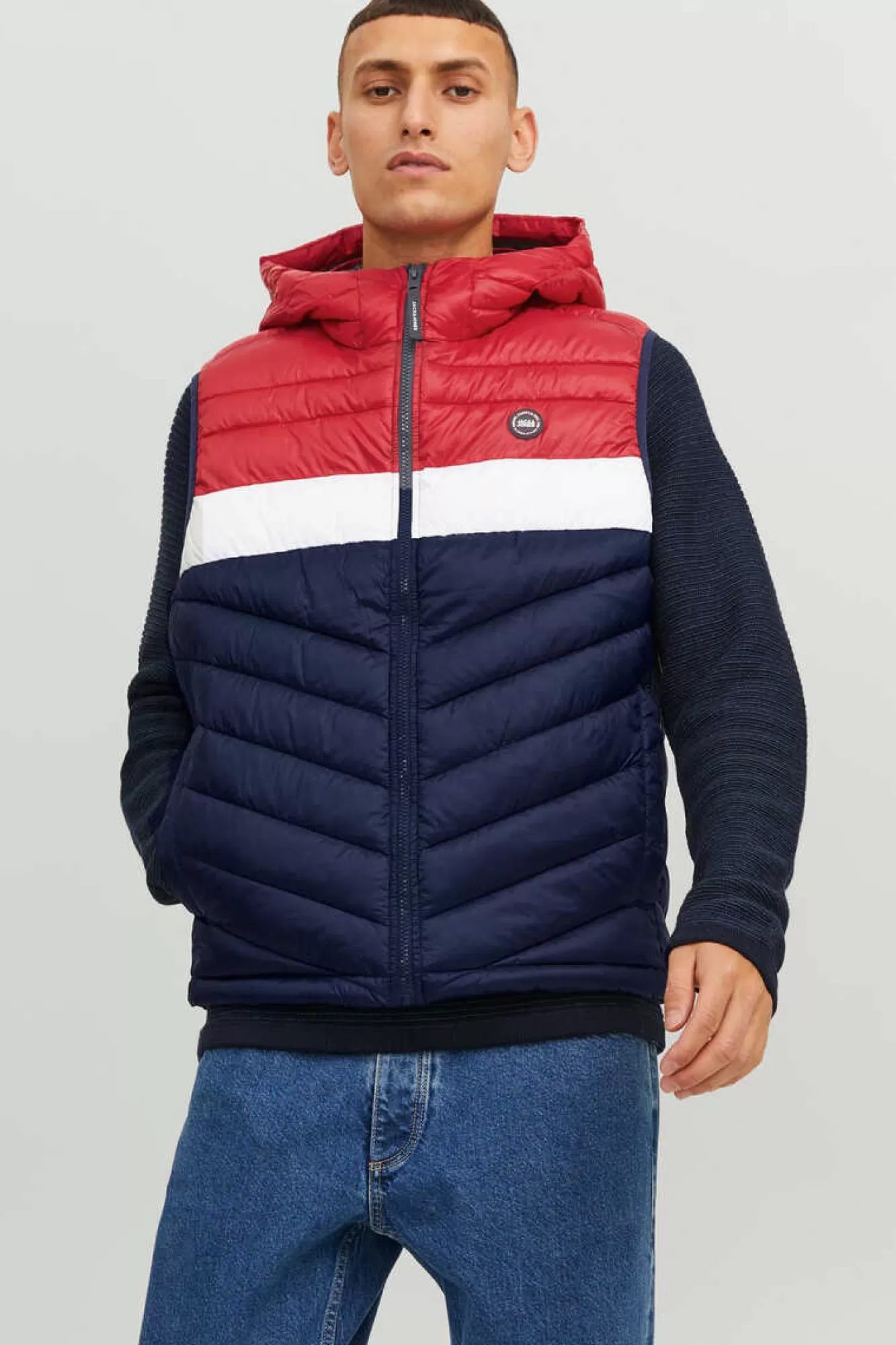 Jack & Jones Colete Acolchoado Com Capuz