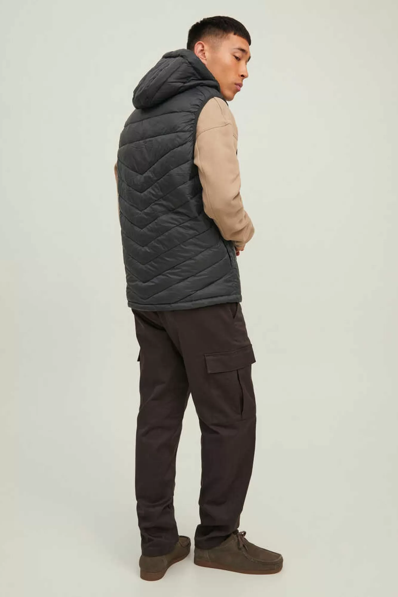 Jack & Jones Colete Acolchoado Com Capuz