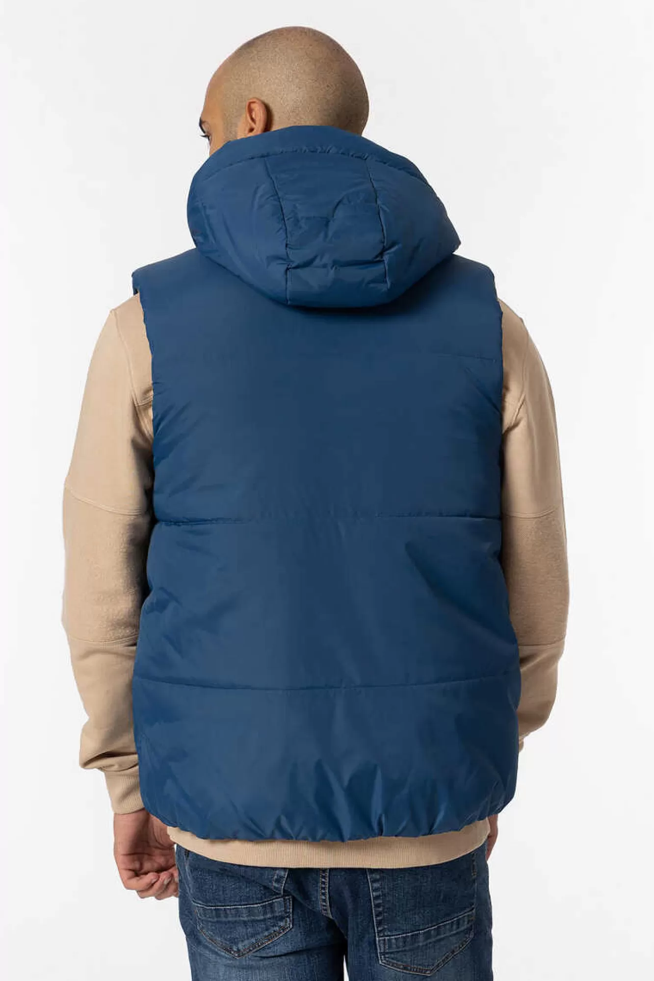 Tiffosi Colete Acolchoado Com Capuz Reversivel