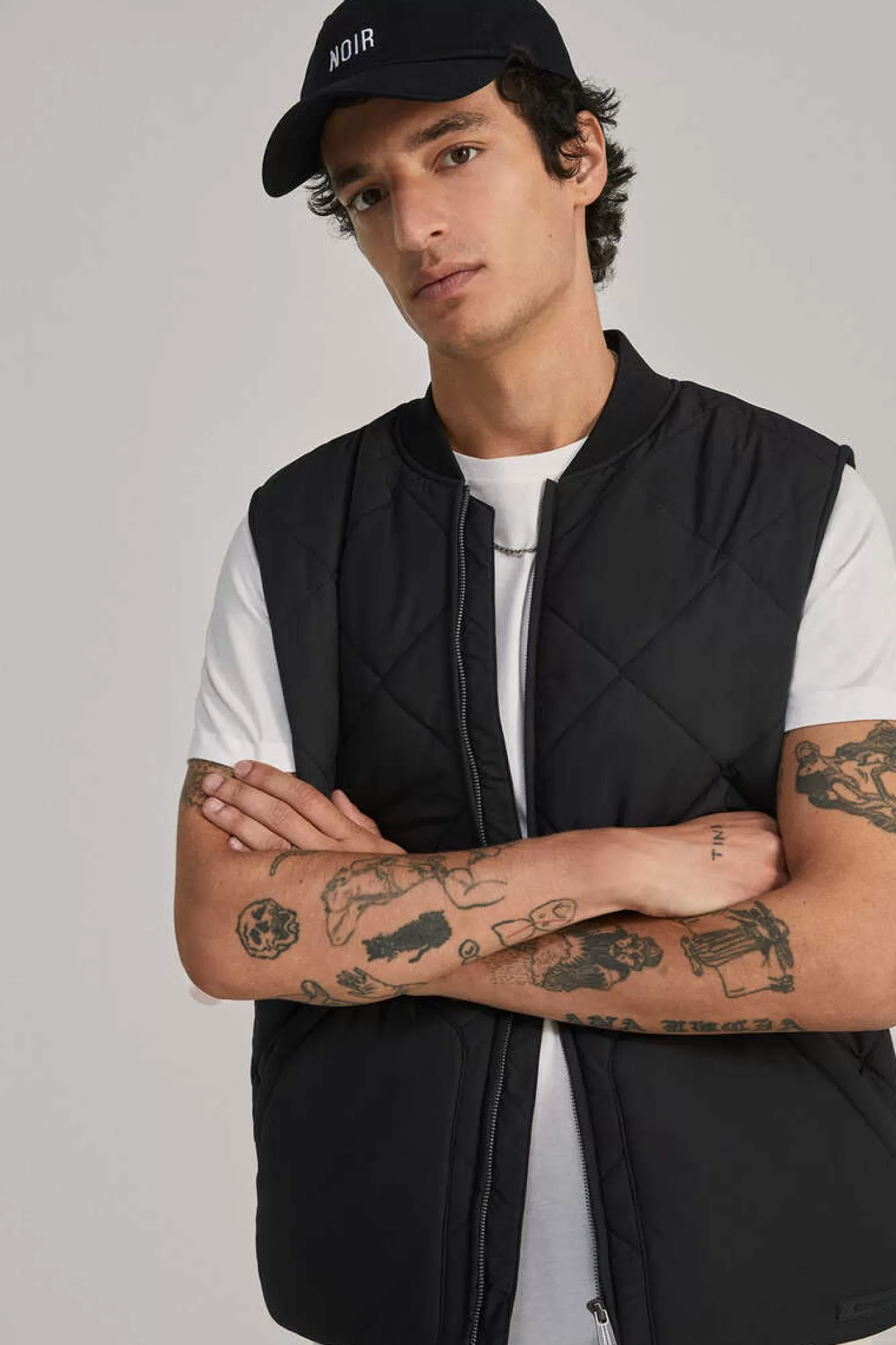 * Colete Acolchoado Gola Bomber