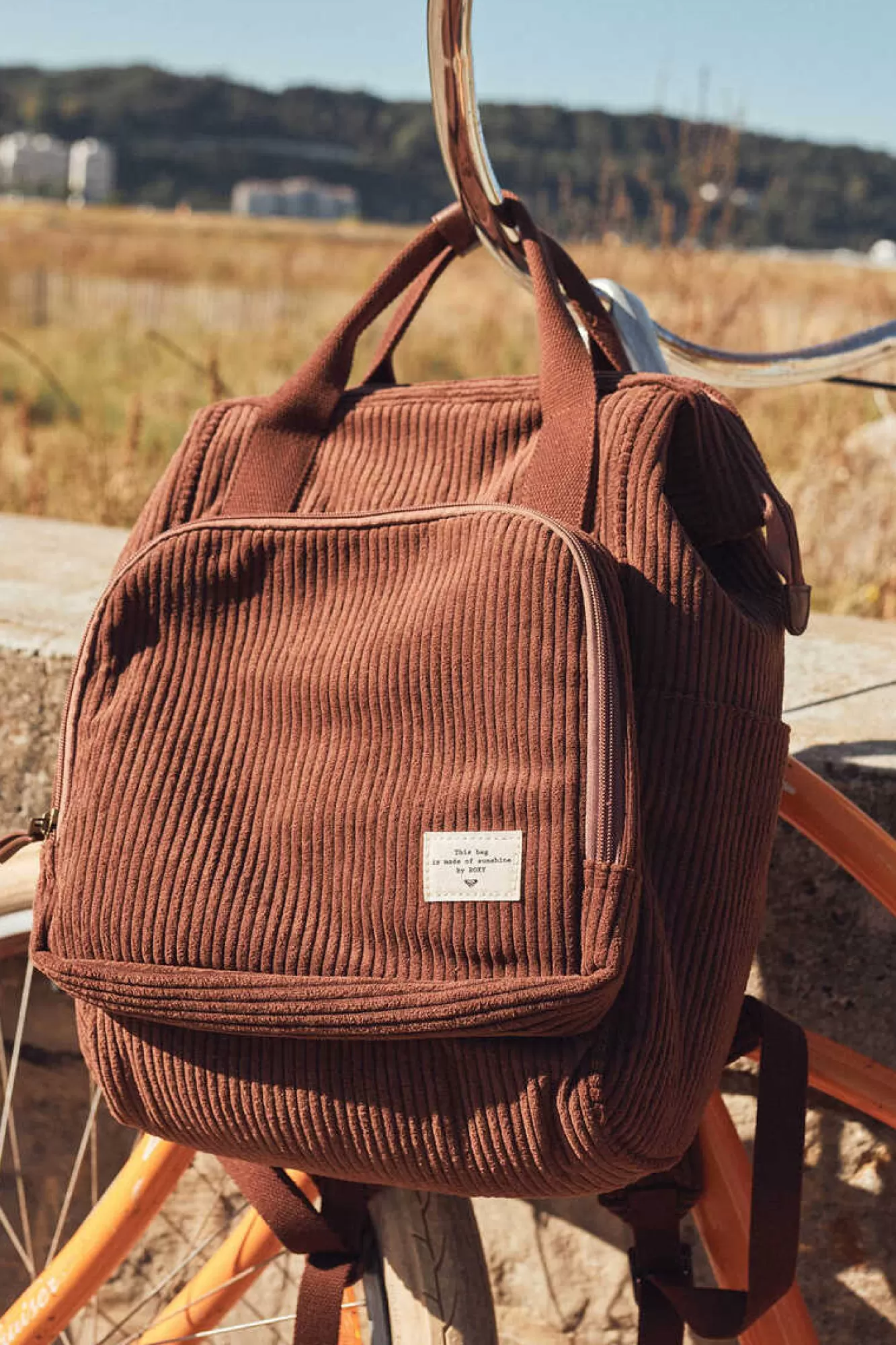 Roxy Cosy Nature - Mochila Media De Bombazina Para Mulher