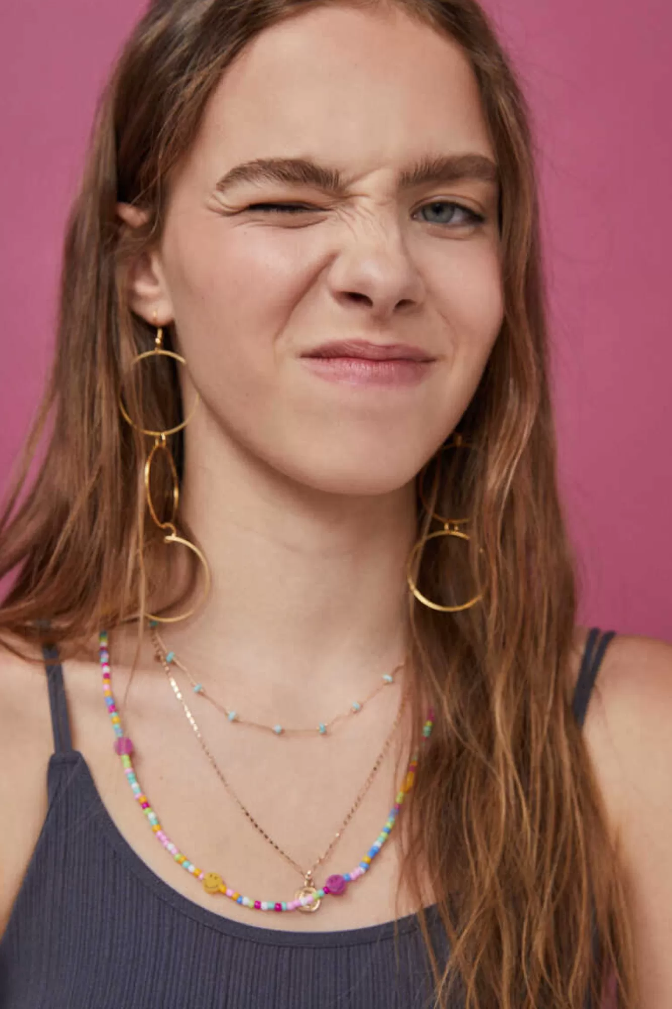 HI&BYE Crop Top Alcas Duplas Sem Costuras Branco