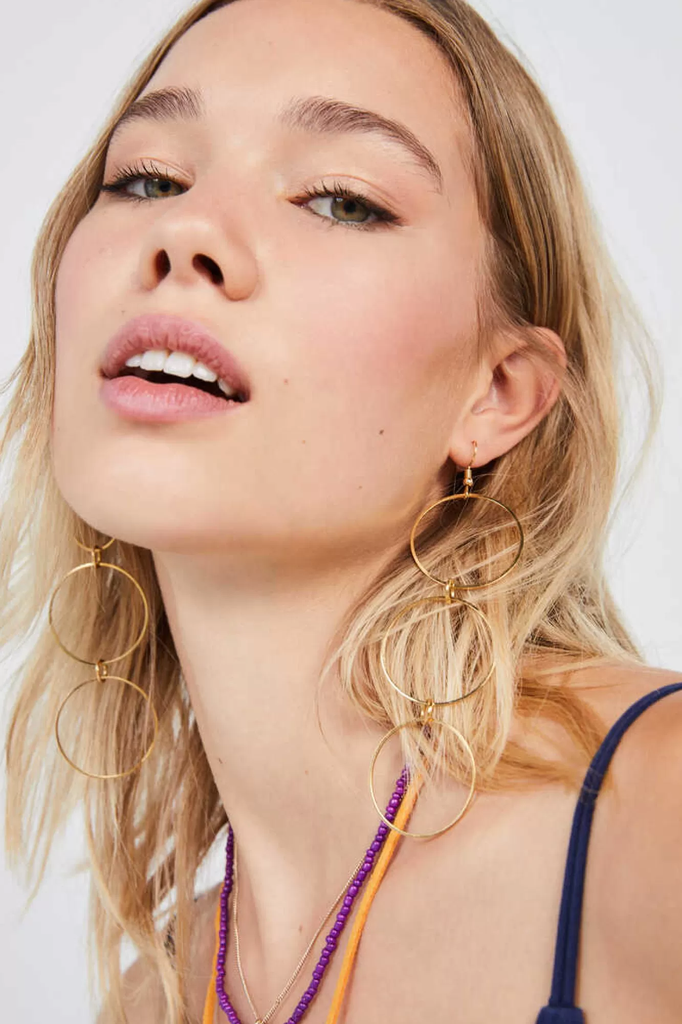 HI&BYE Crop Top Alcas Duplas Sem Costuras Verde-Claro
