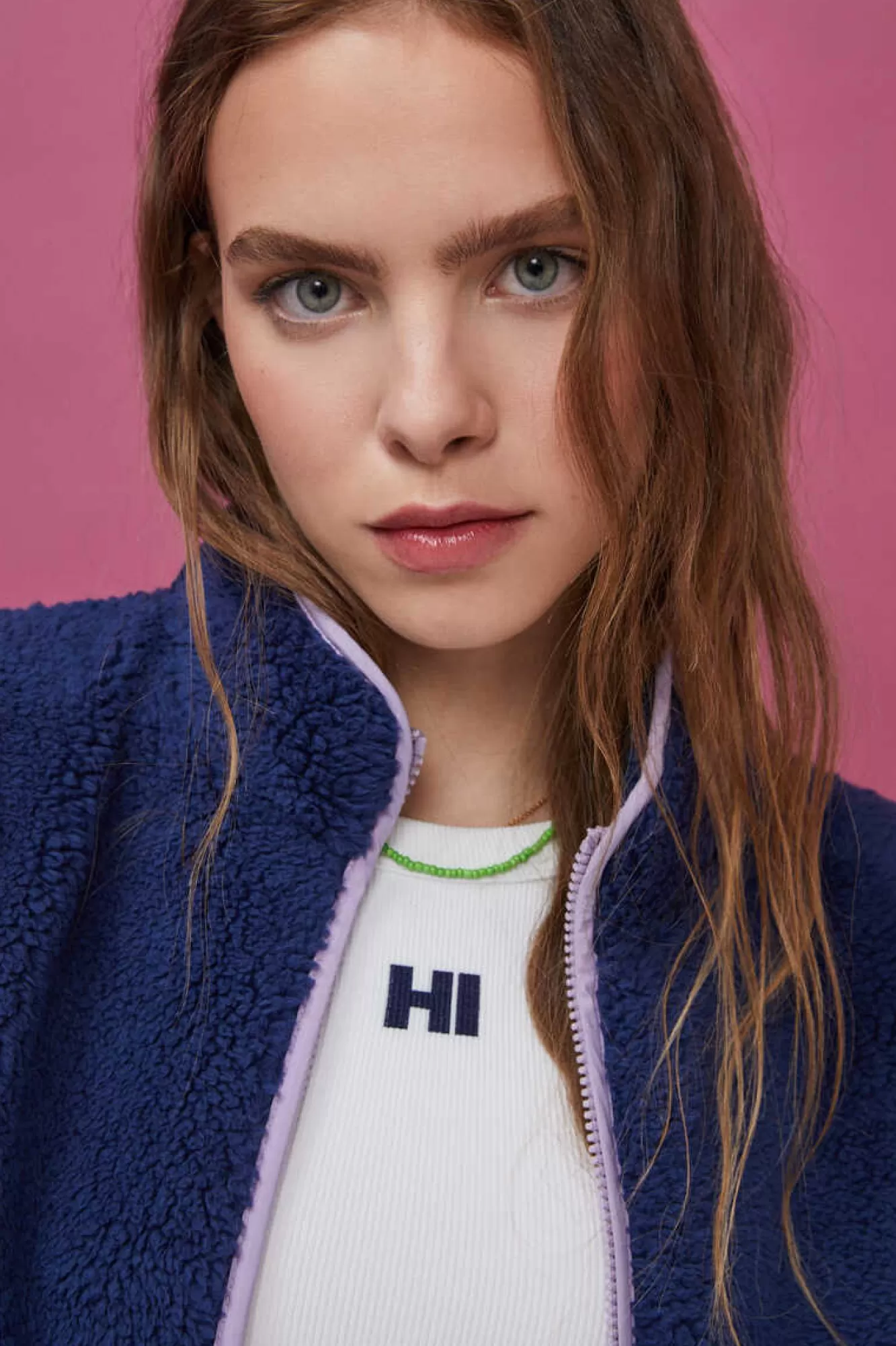 HI&BYE Crop Top Halter Sem Costuras Cinzento