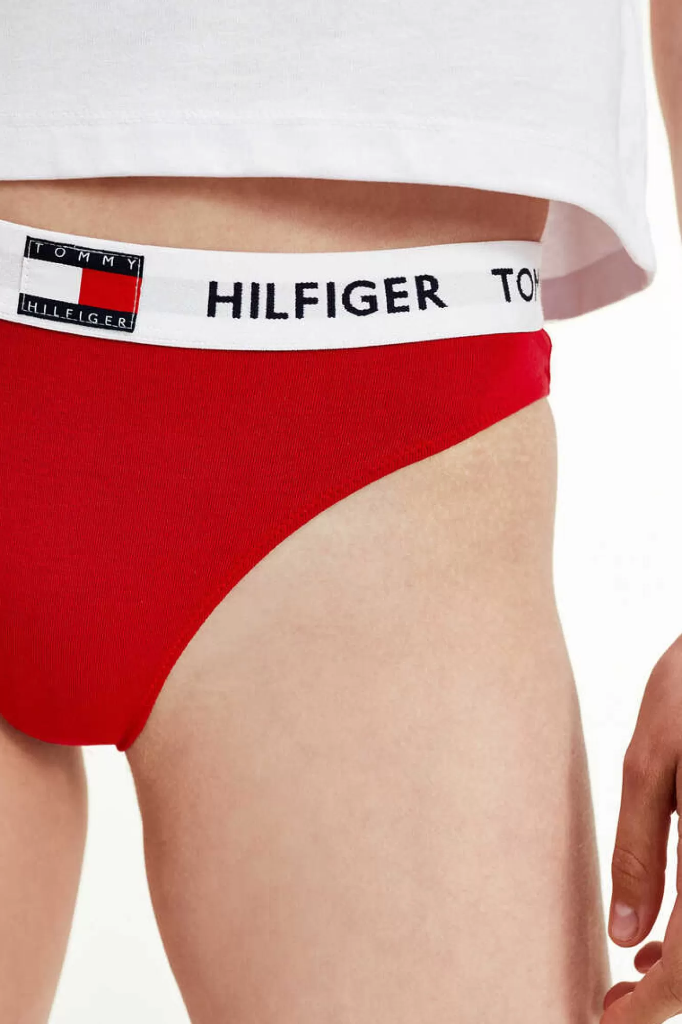 Tommy Jeans Cueca De Algodao Com Logo