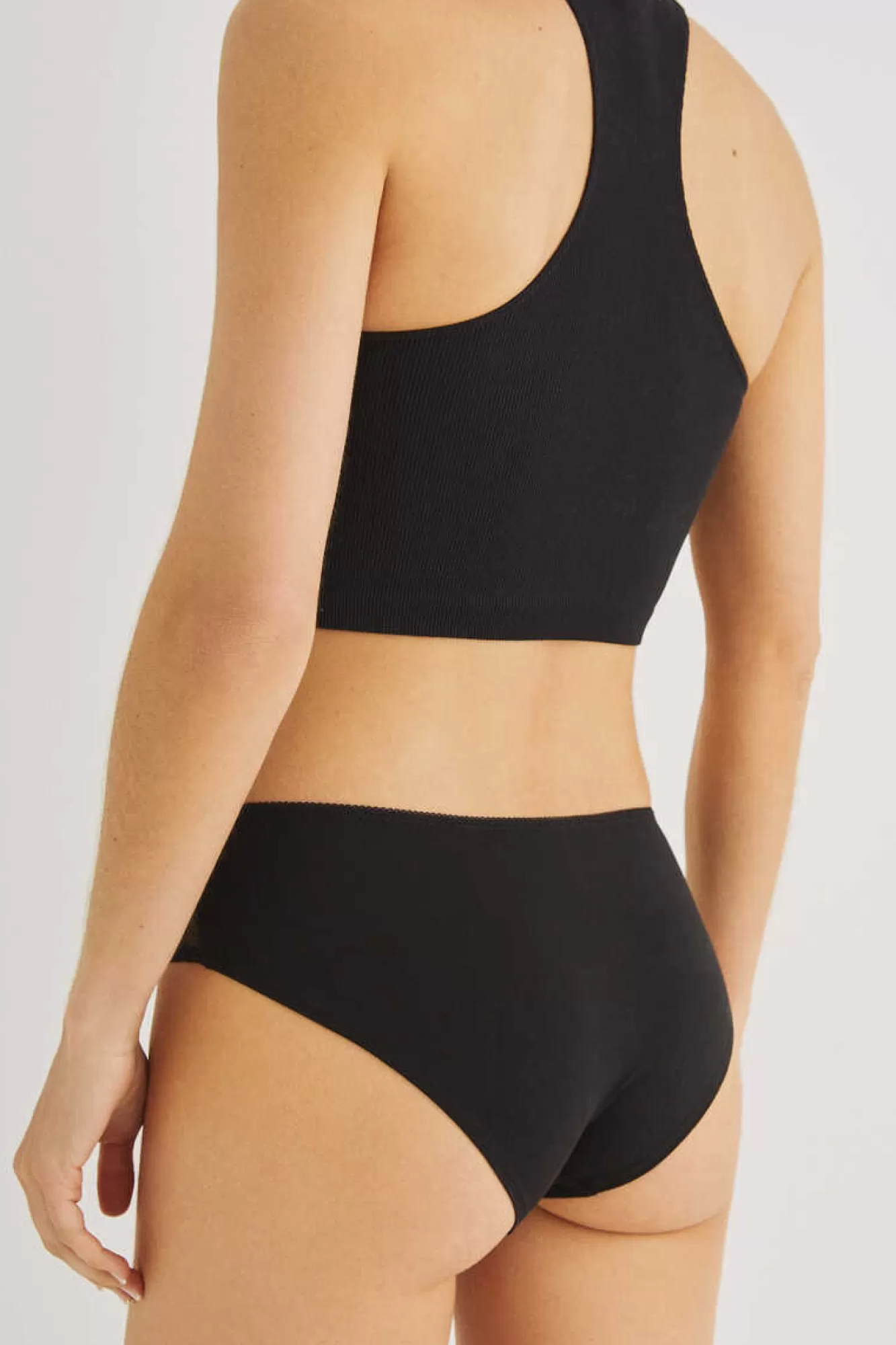 Women'secret Cuequinha Larga Algodao Preta