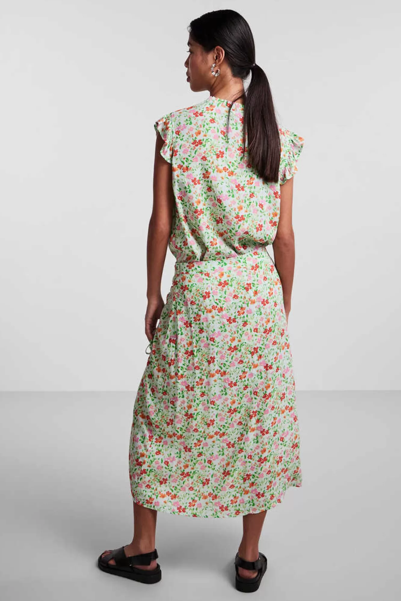 Pieces Falda Midi De Mujer