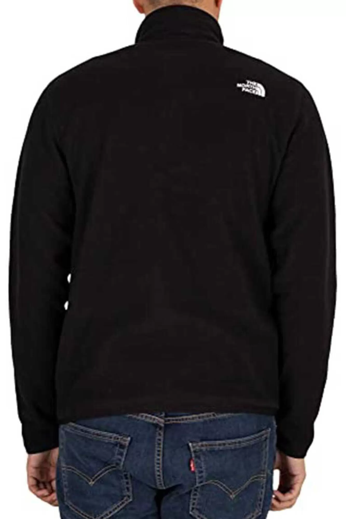 The North Face Forro Polar Com Meio Fecho-Eclair