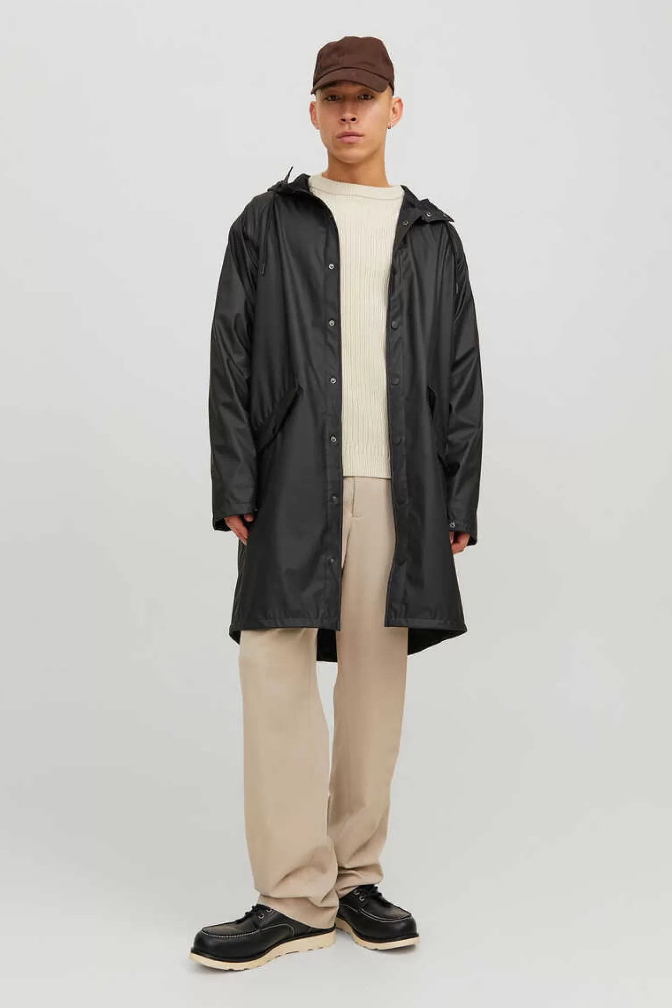 Jack & Jones Impermeavel Com Capuz