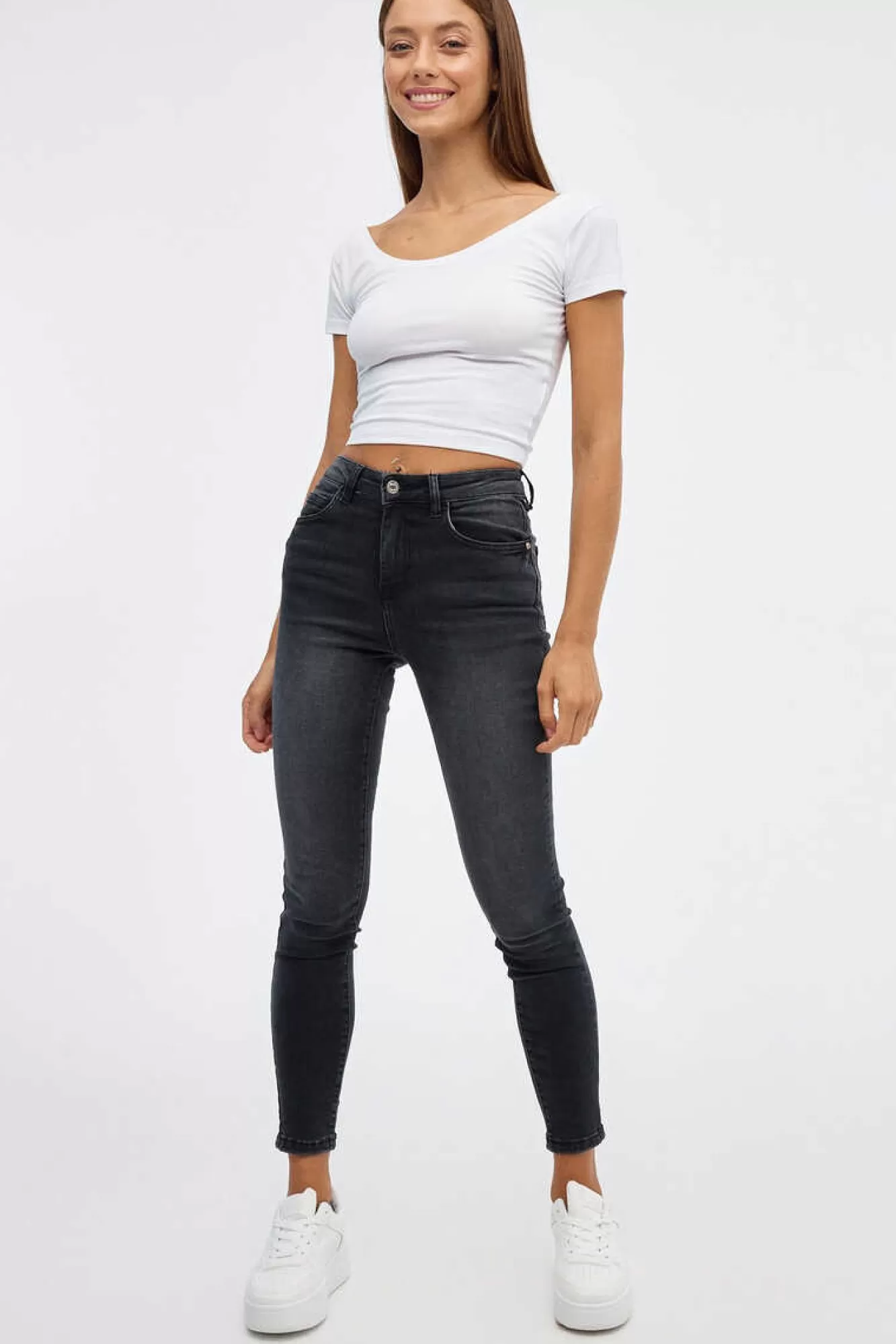 Inside Jeans Basicos Skinny Cintura Media