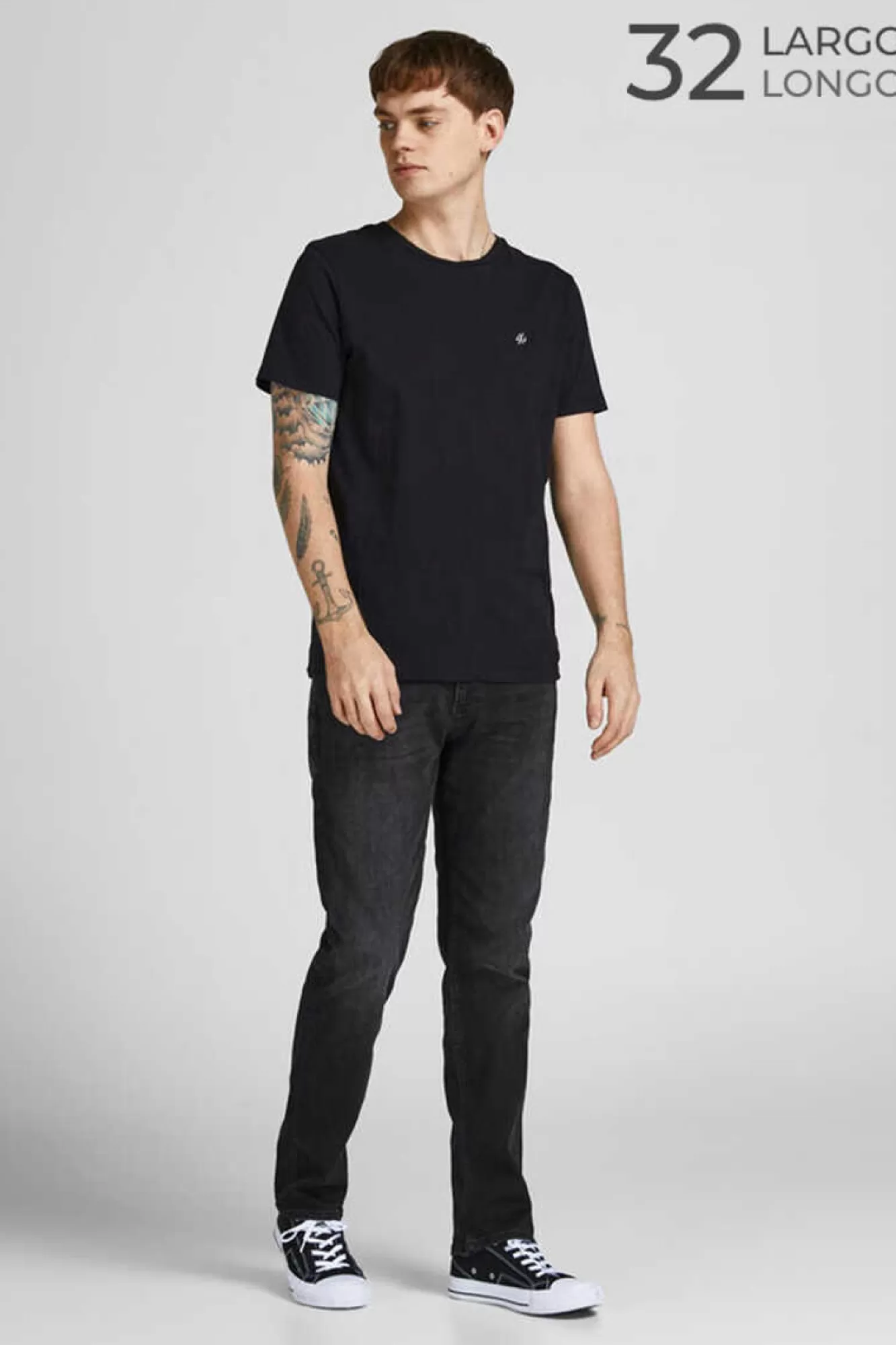 Jack & Jones Jeans Clark Black Denim