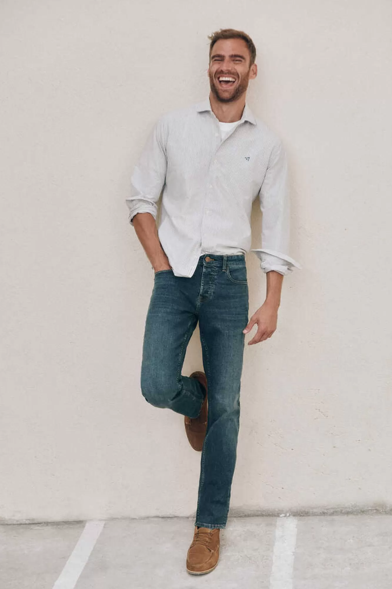 Ooto Jeans Slim Lavagem Escura