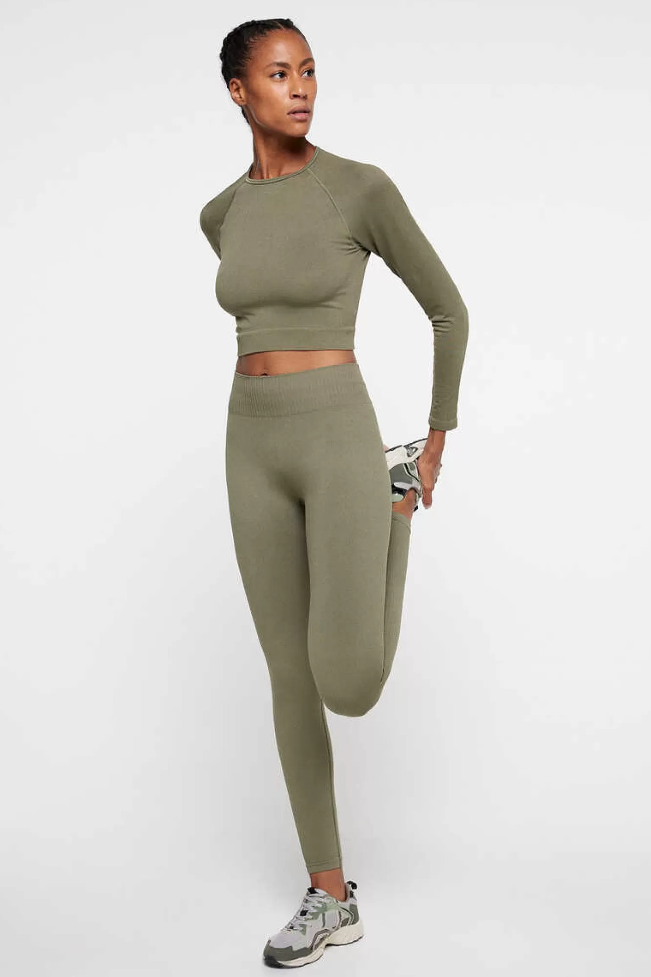 Only Play Leggings Compridas Com Cintura Subida