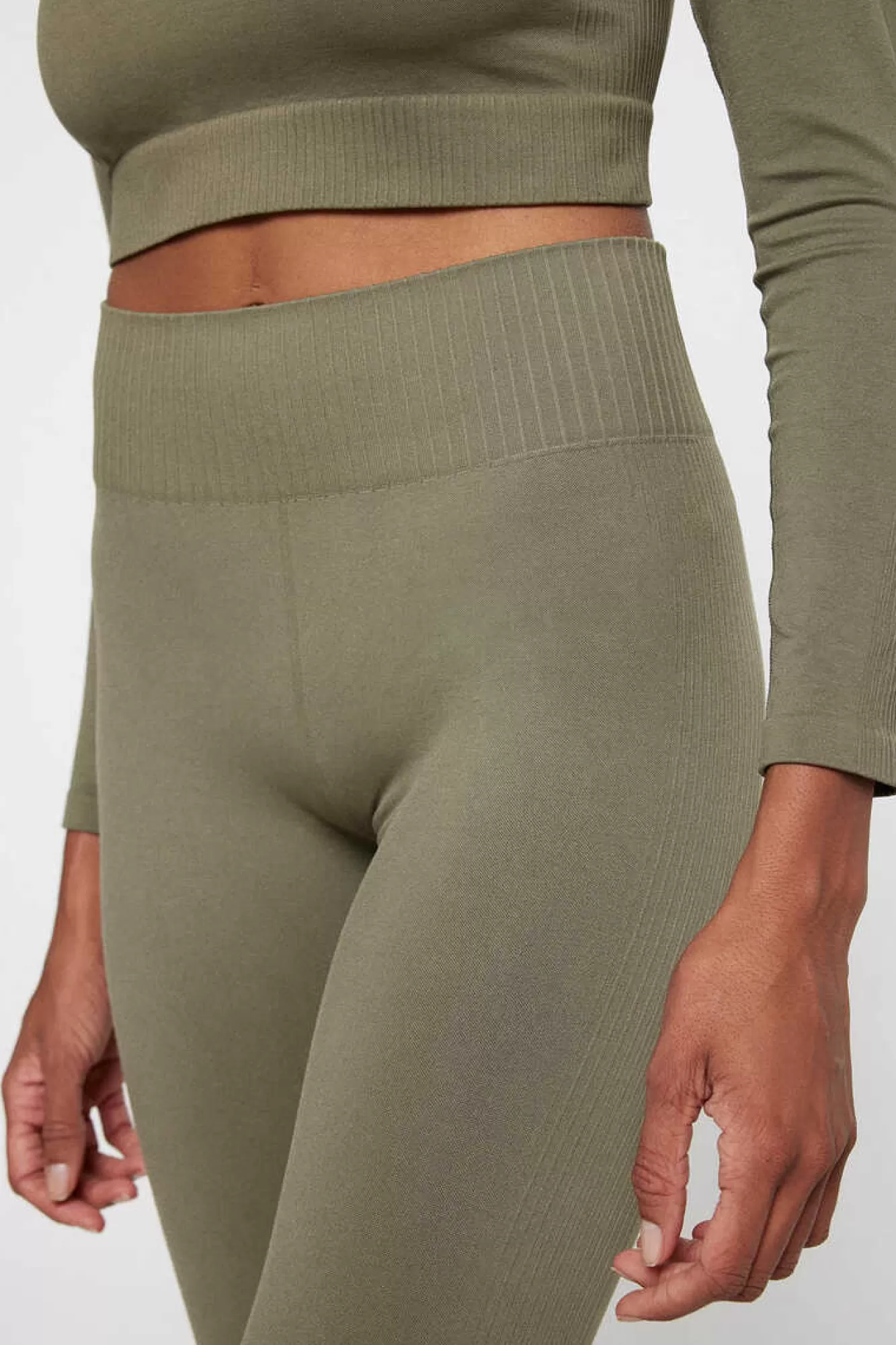Only Play Leggings Compridas Com Cintura Subida