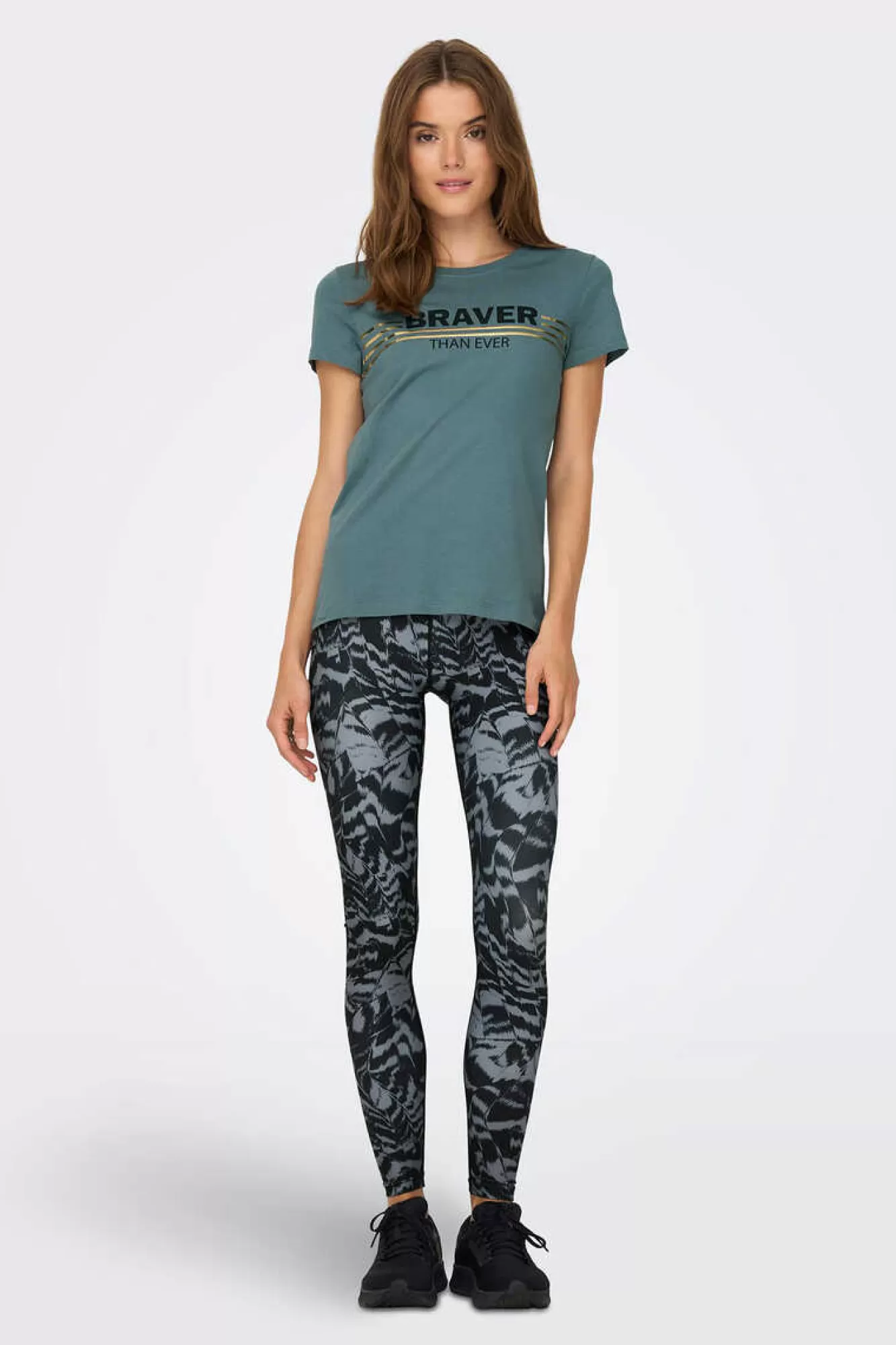 Only Play Leggings Desportivas Com Estampado