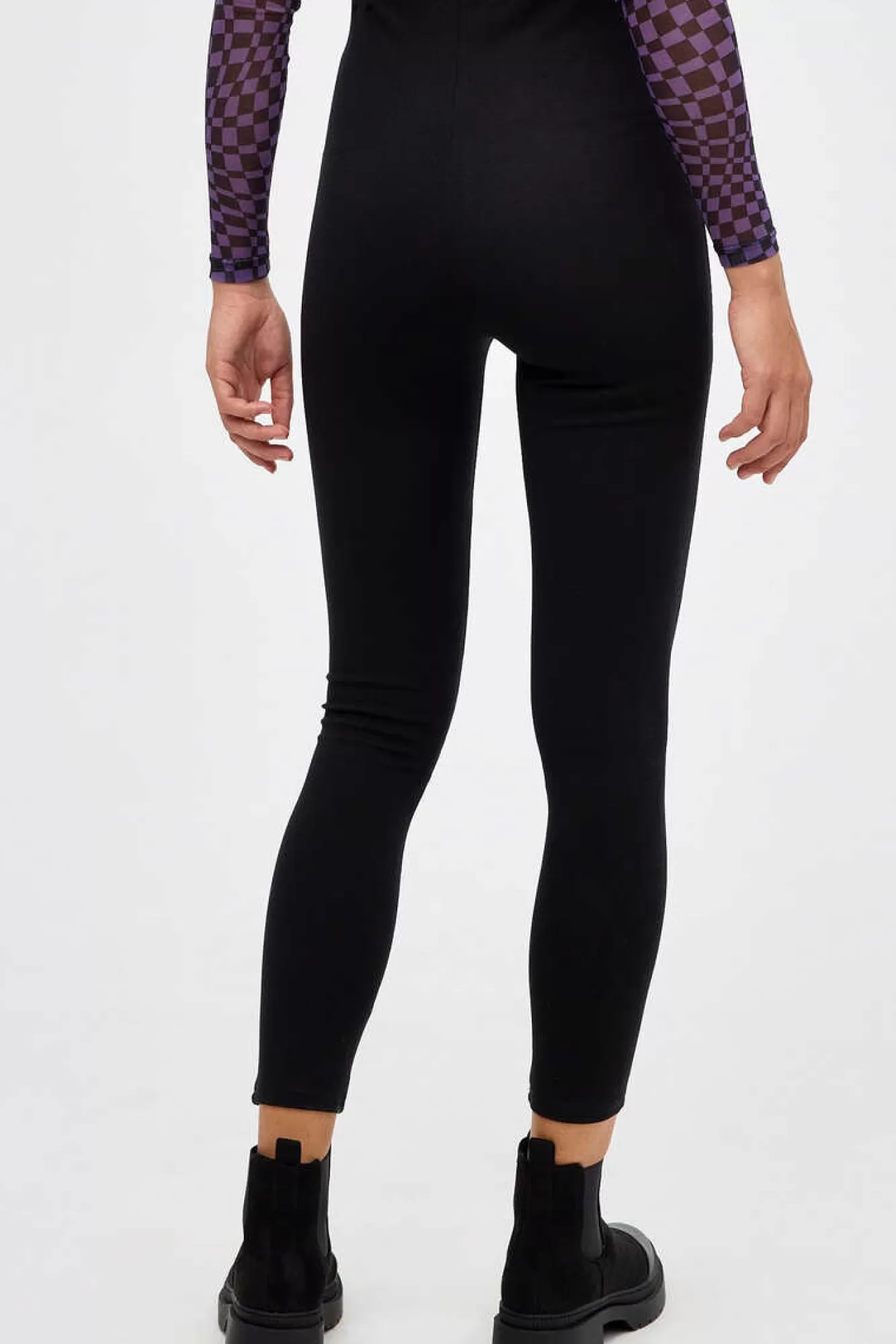 Inside Leggings High Waist Botoes