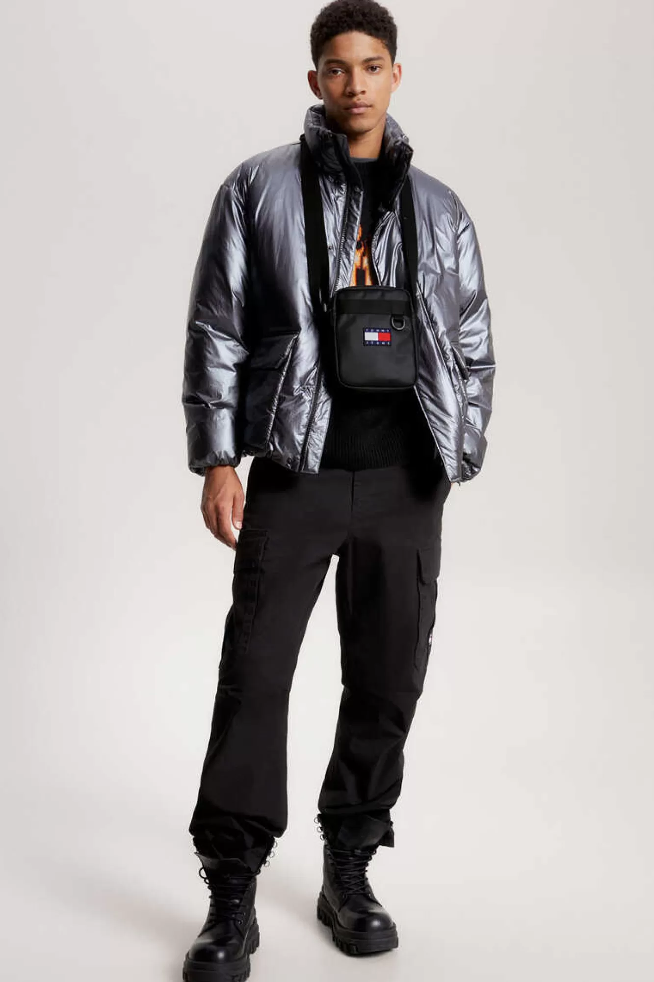 Tommy Jeans Mala De Tiracolo Homem Com Bandeira.