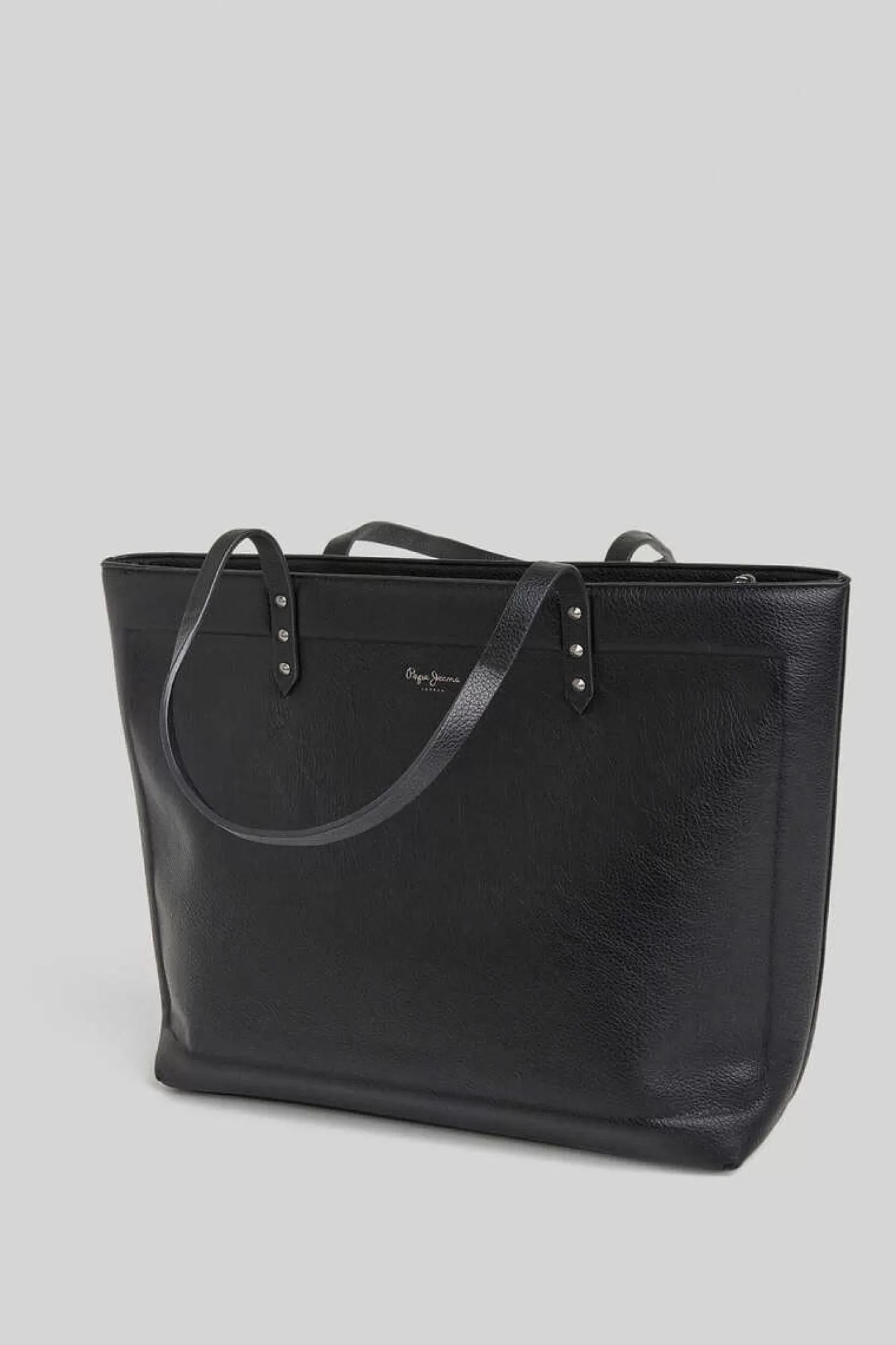Pepe Jeans Mala Tote Logo Em Relevo