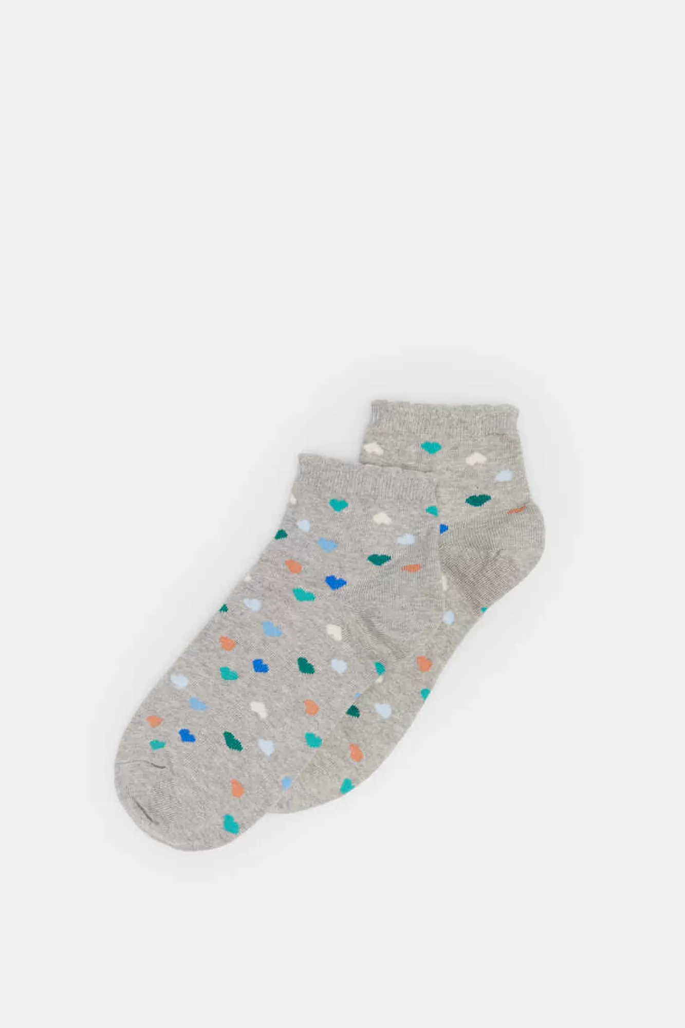* Meia Coracoes Multicolor