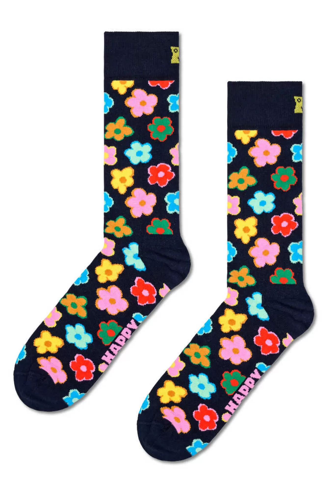 Happy Socks Meia Flores